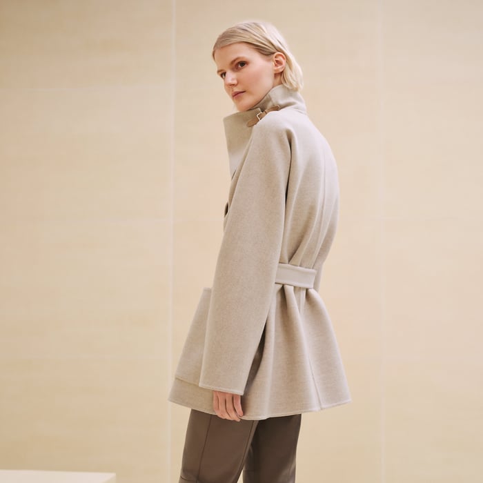 Beige Naturel Cashmere Coat