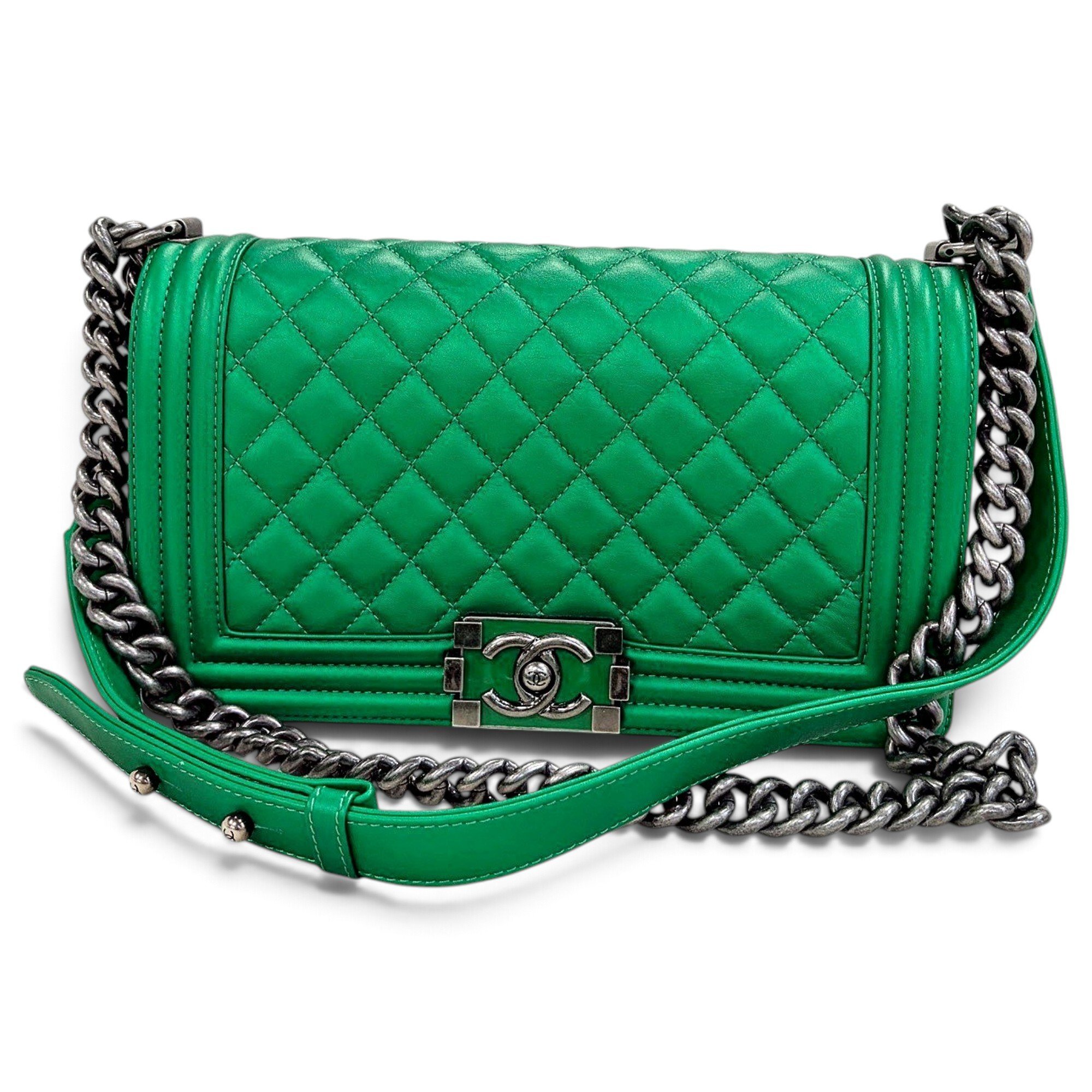 Boy leather crossbody bag