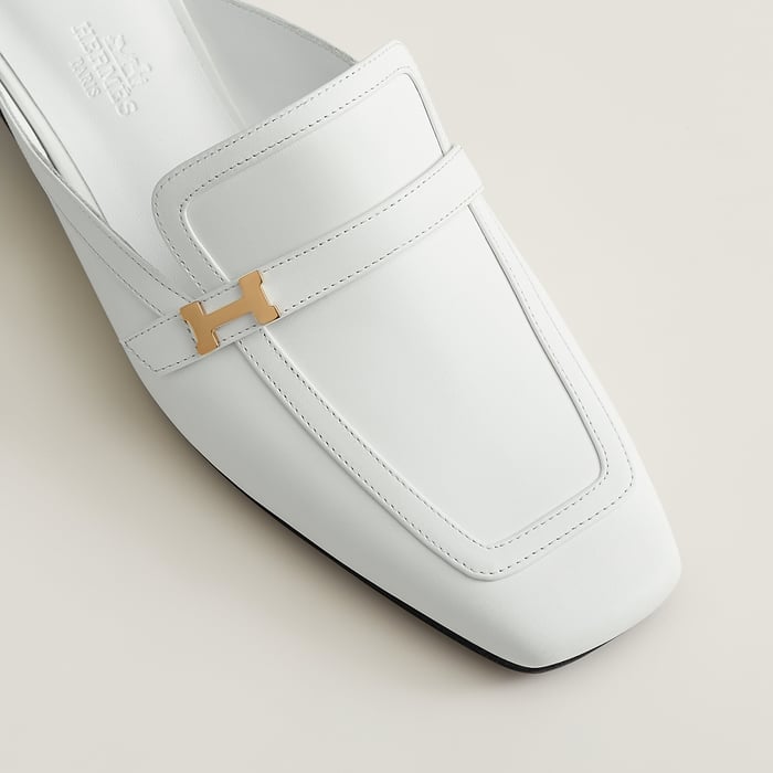 Blanc Groupie Mule