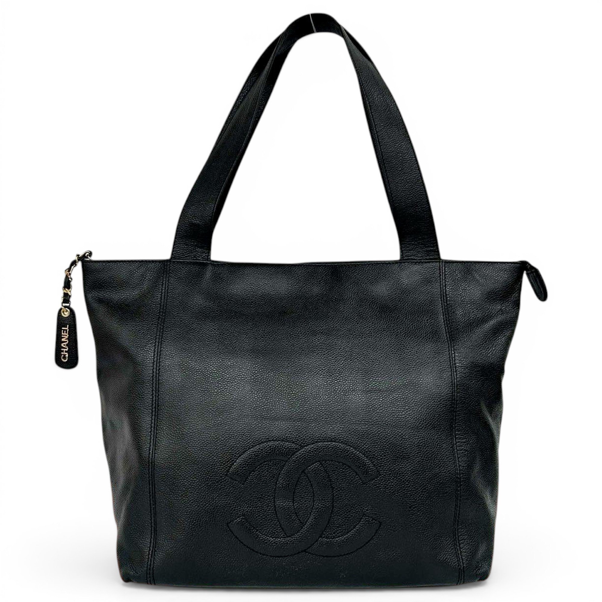 Leather tote