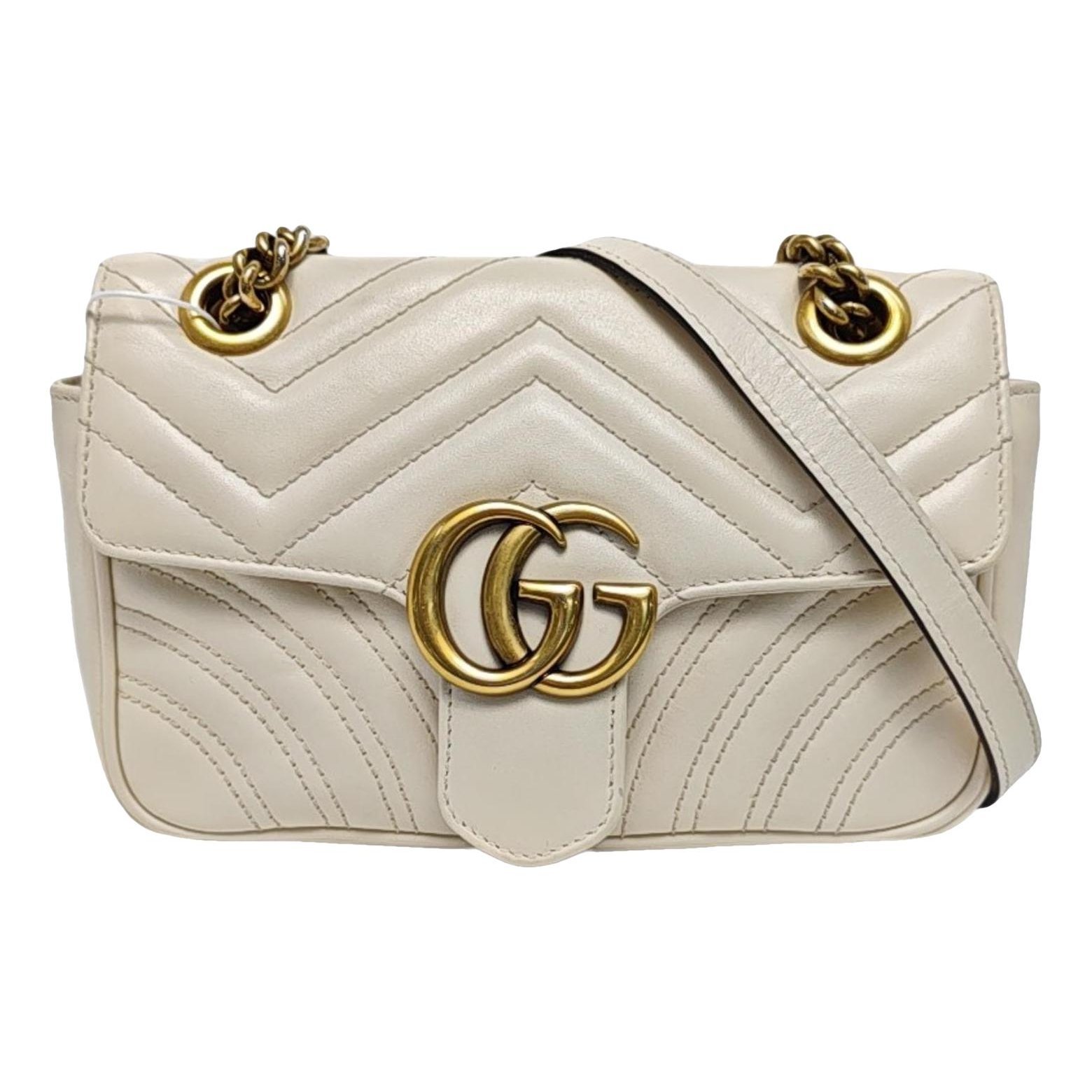 GG Marmont Flap leather handbag