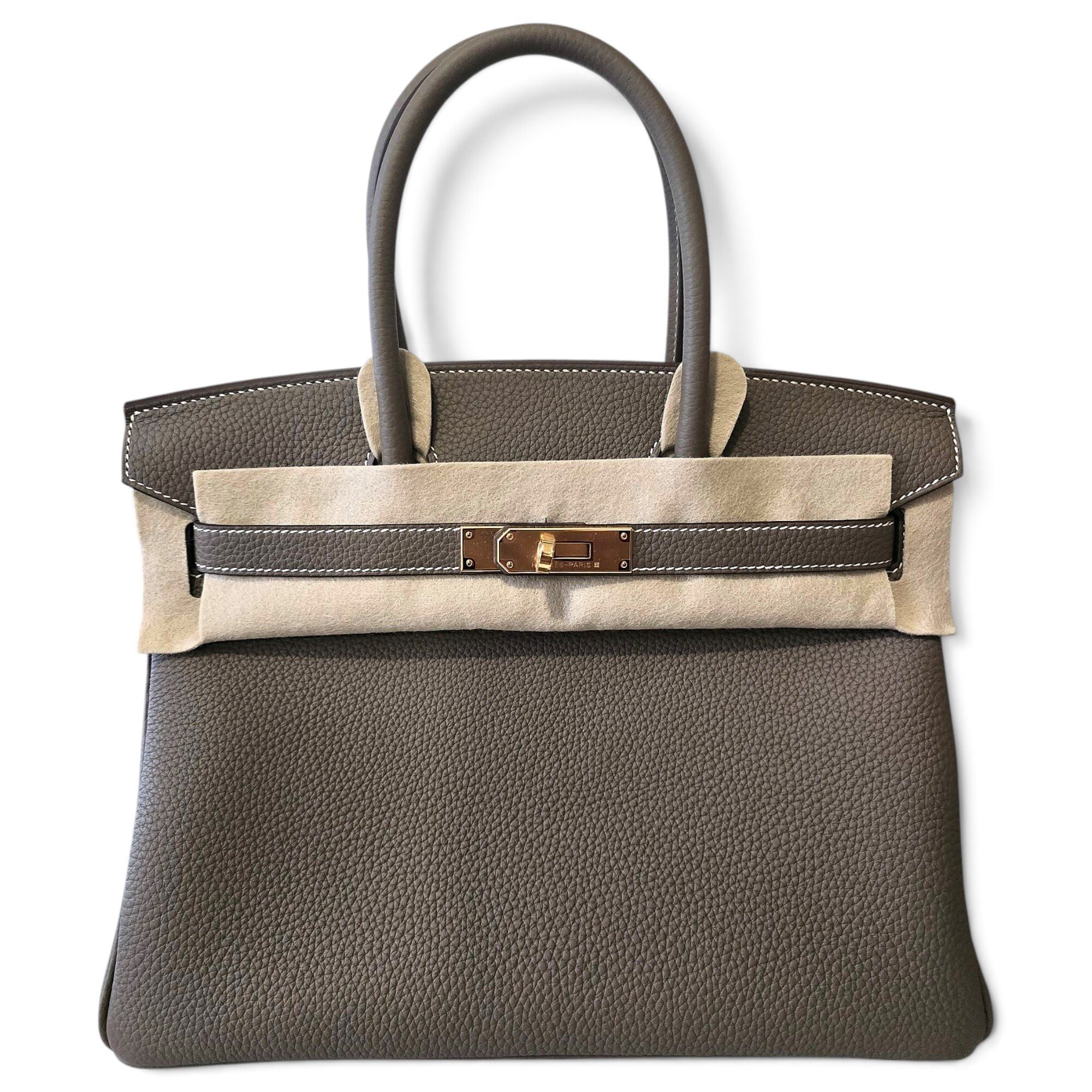 Birkin 30 leather handbag