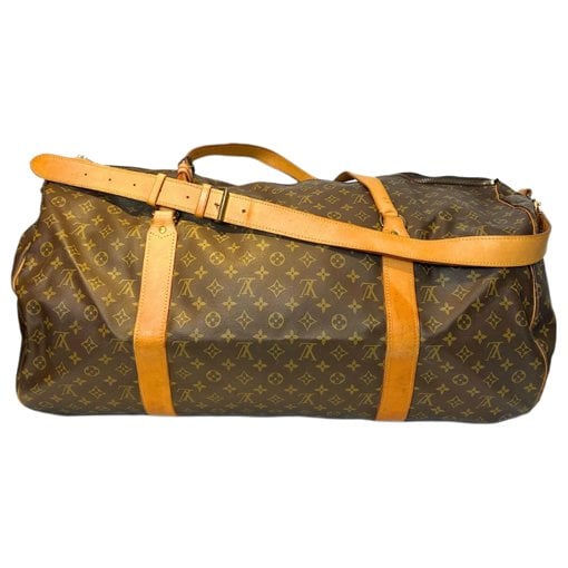 Keepall leather travel bag