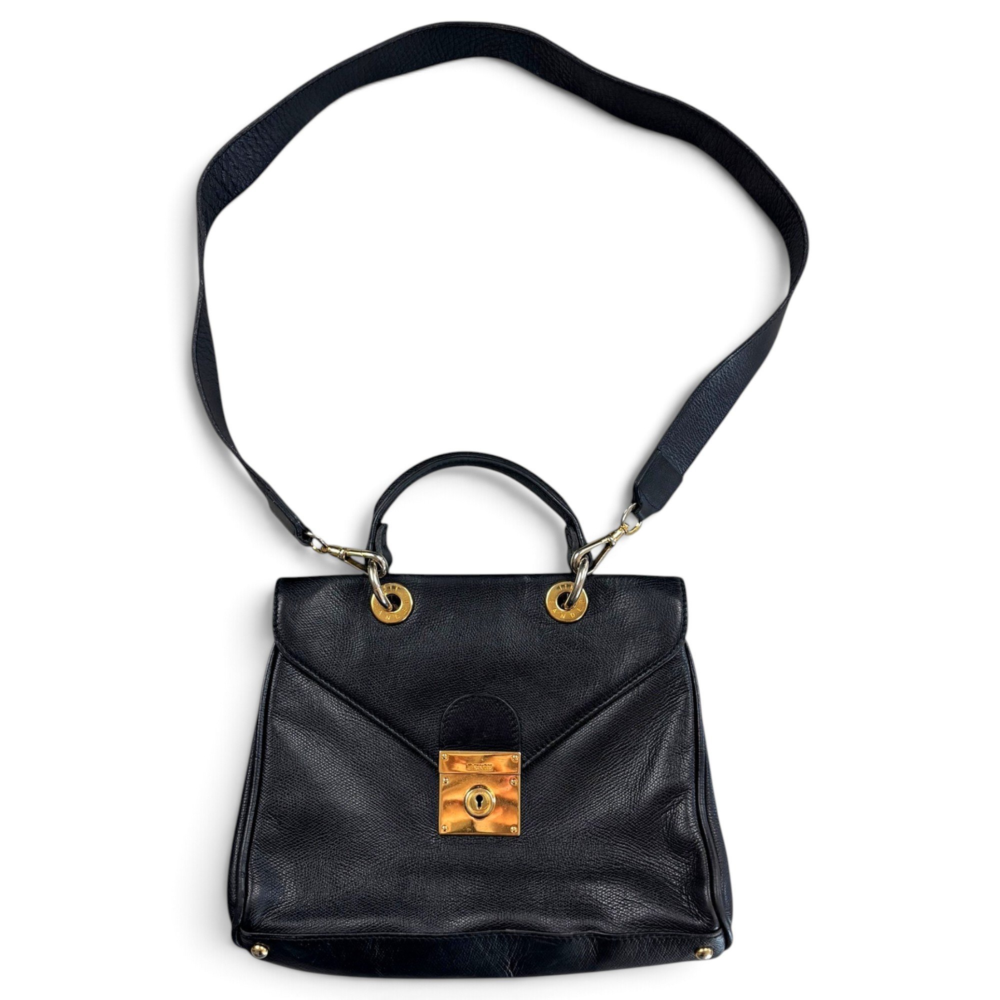 Leather handbag