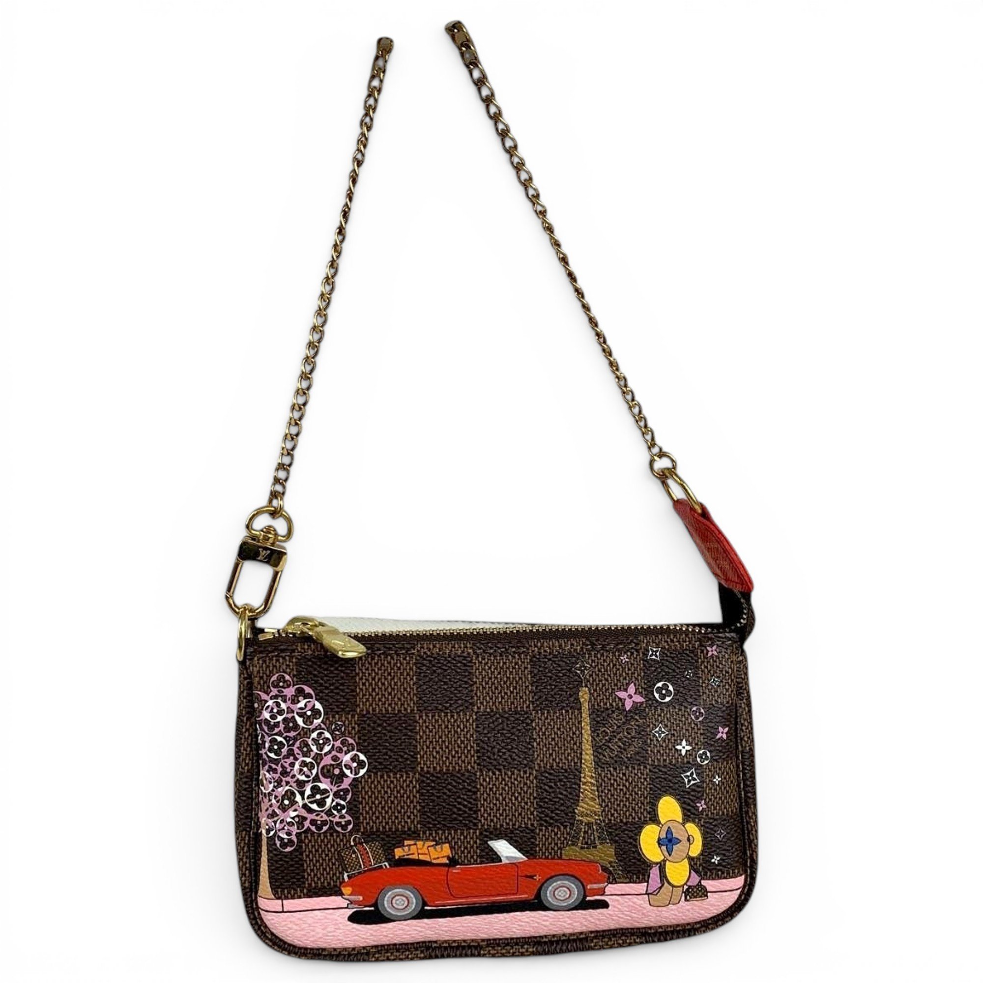 Pochette Accessoire leather handbag