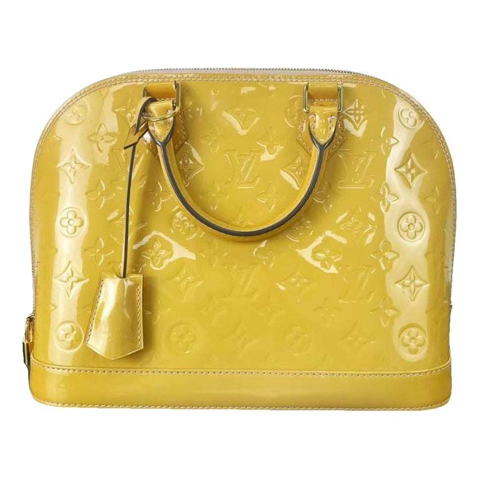 Alma patent leather handbag