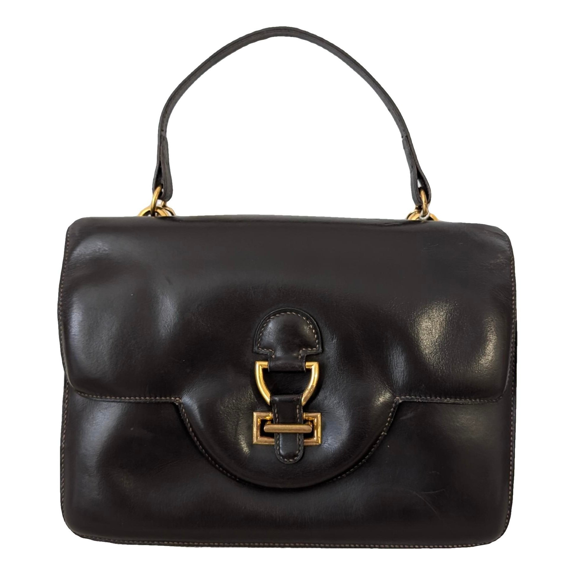 Leather handbag