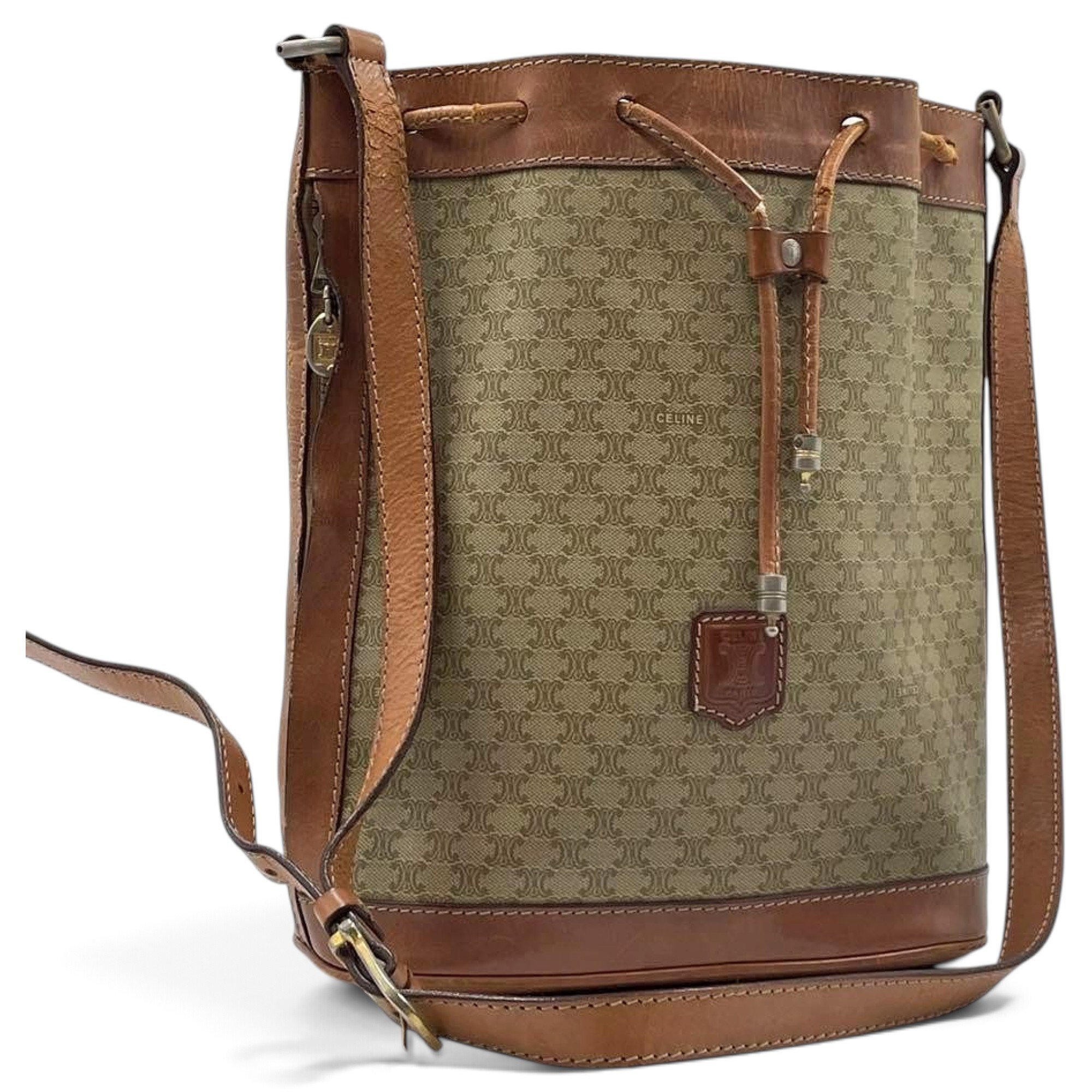 SAC SEAU leather handbag