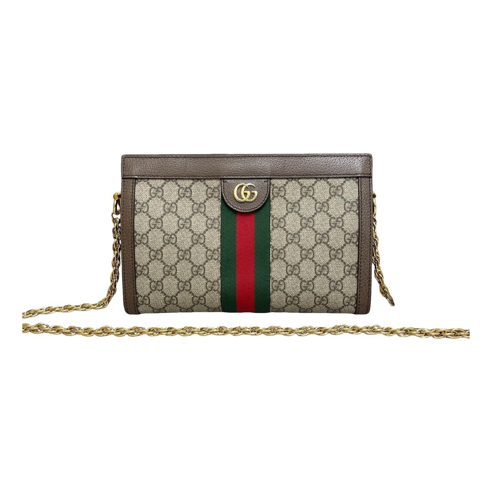 Ophidia Chain leather handbag