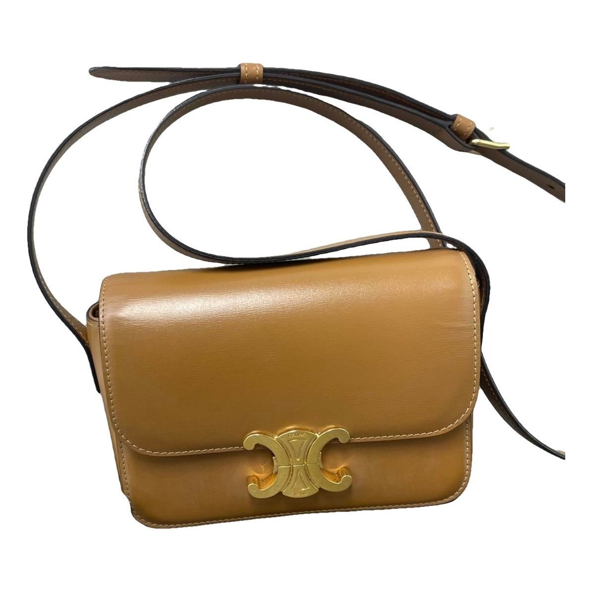 Triomphe leather handbag