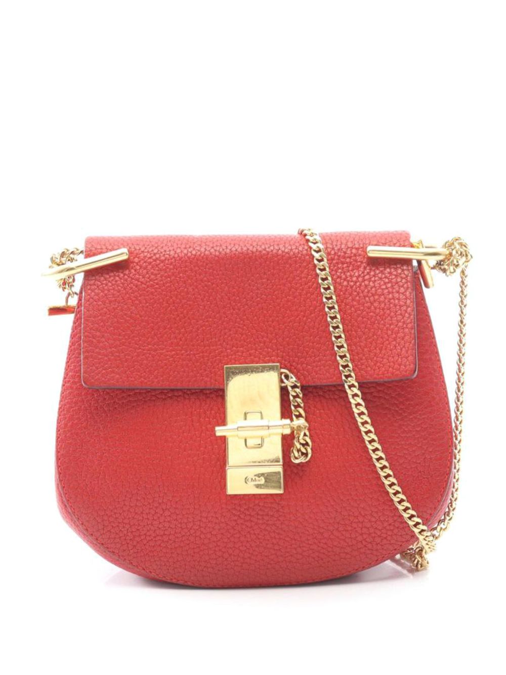 2000s Drew chain-strap leather shoulder bag