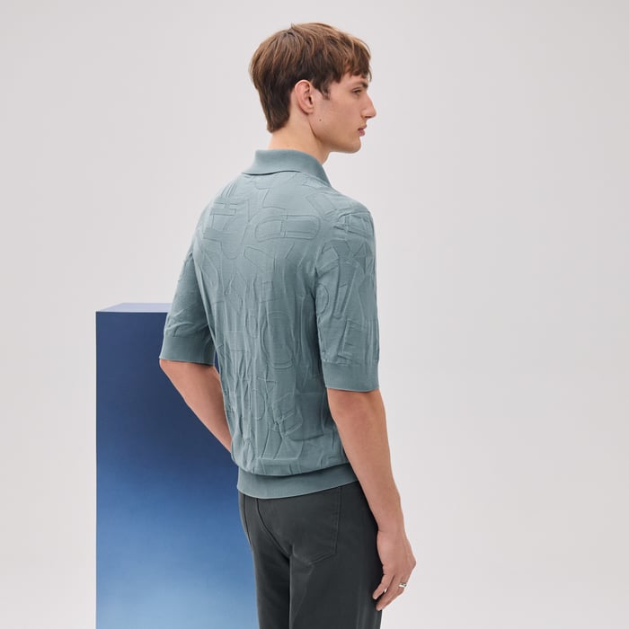 Eucalyptus "Fragments Equestres" Polo Shirt