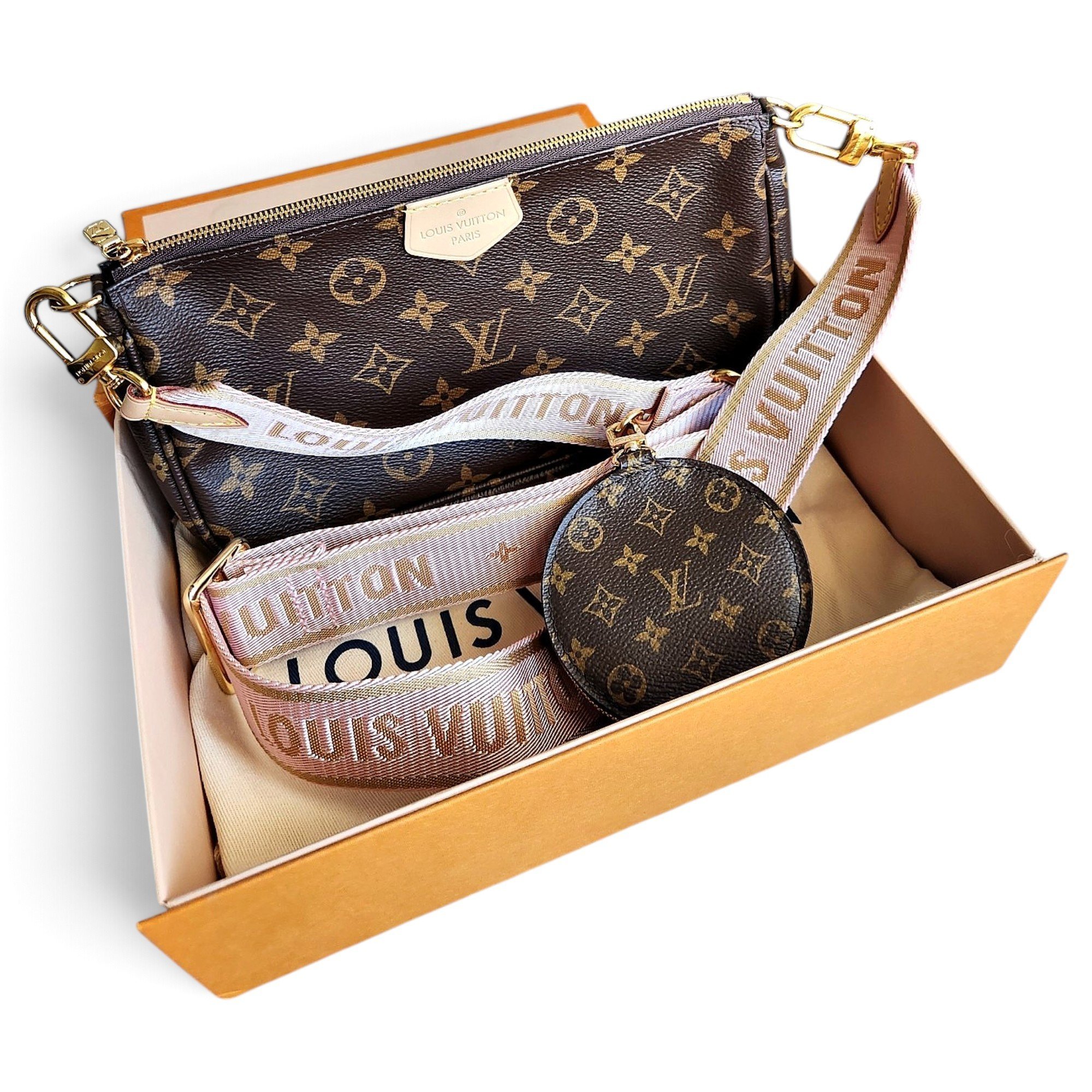 Multi Pochette Accessoires leather crossbody bag