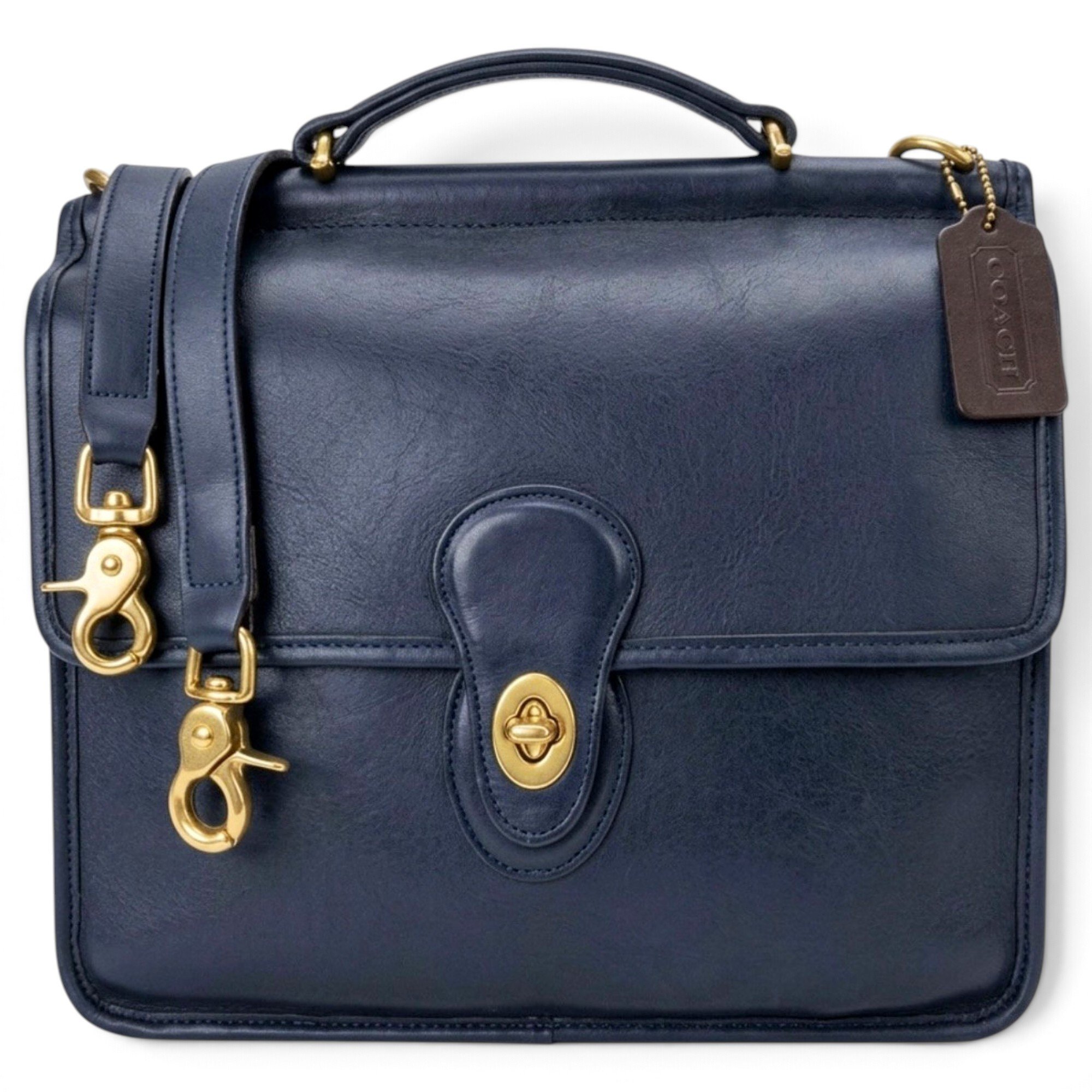 Leather satchel