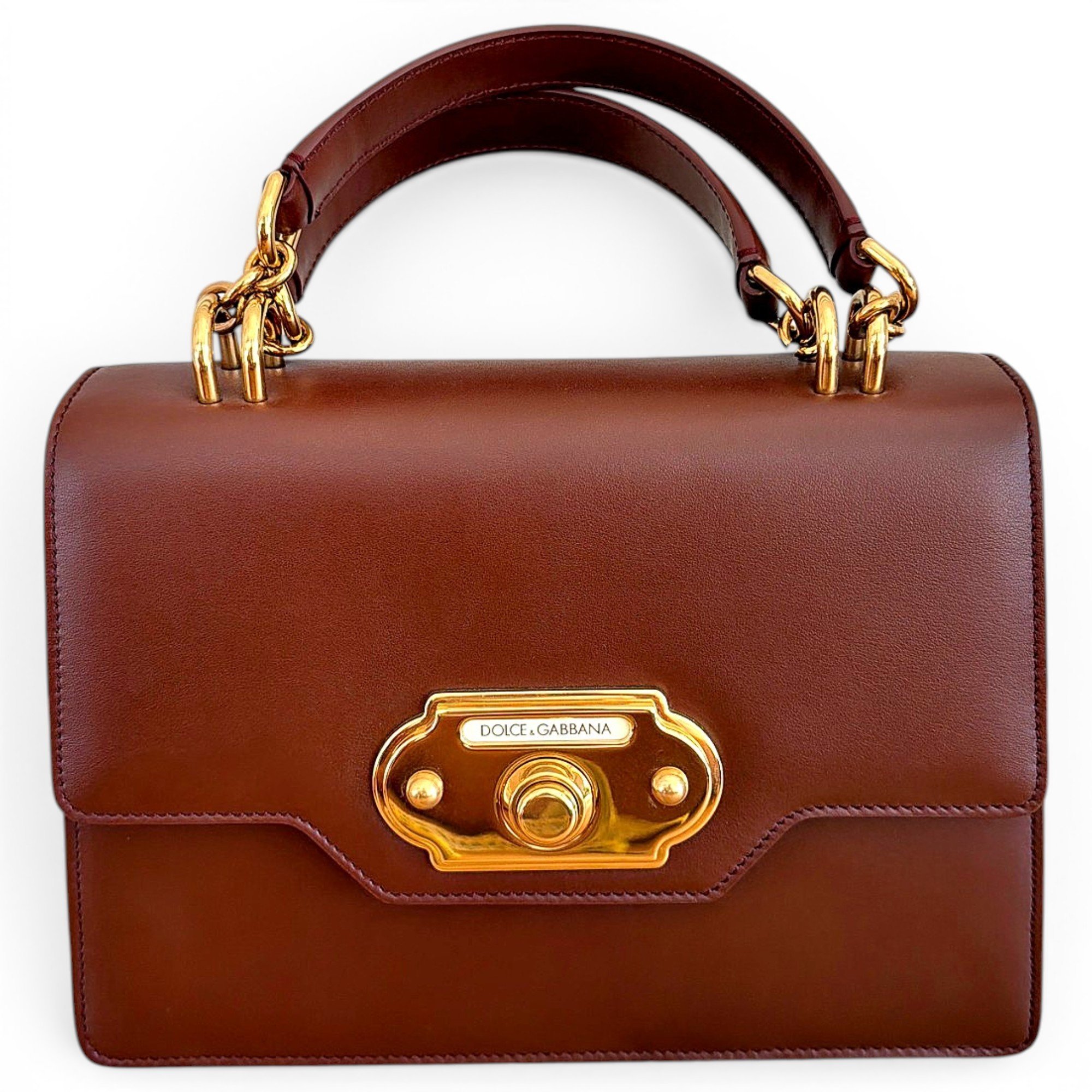 Welcome leather handbag
