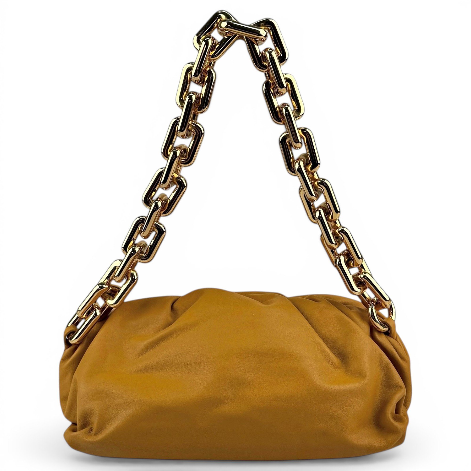 Chain Pouch leather handbag