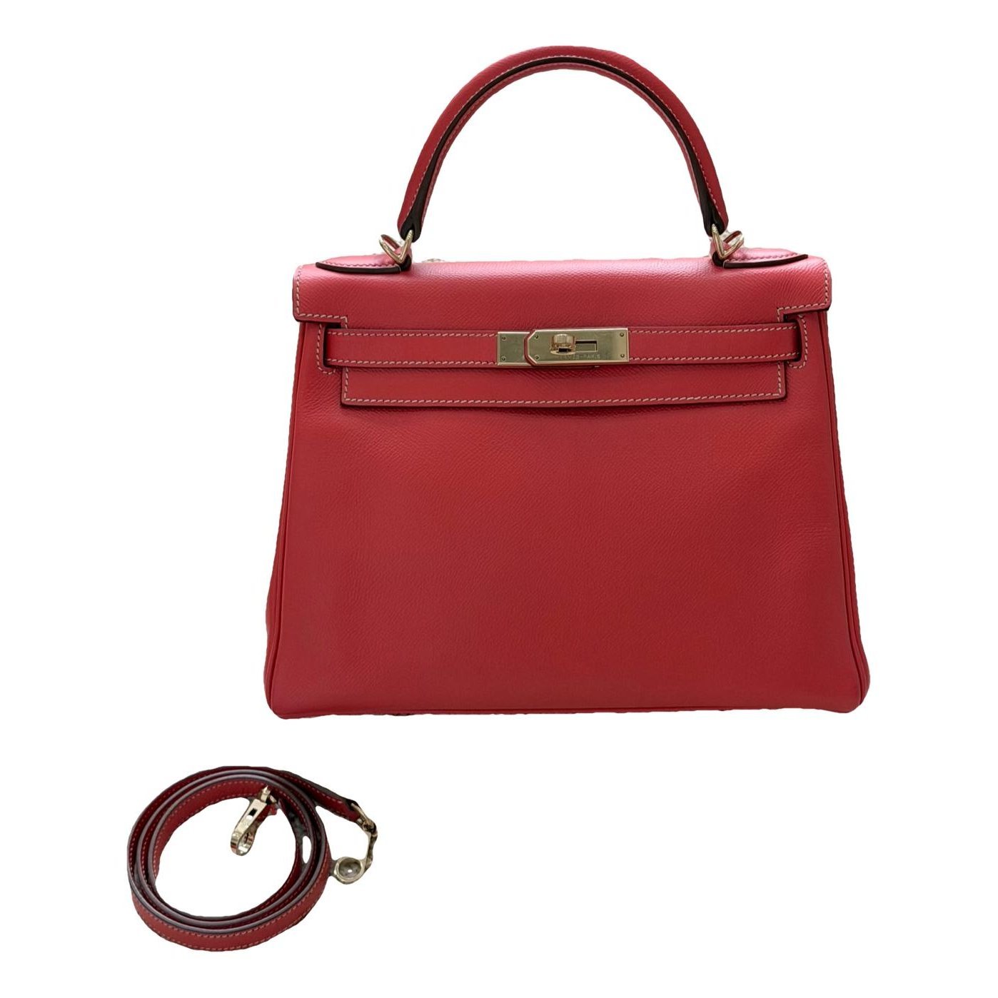 Kelly 28 leather handbag
