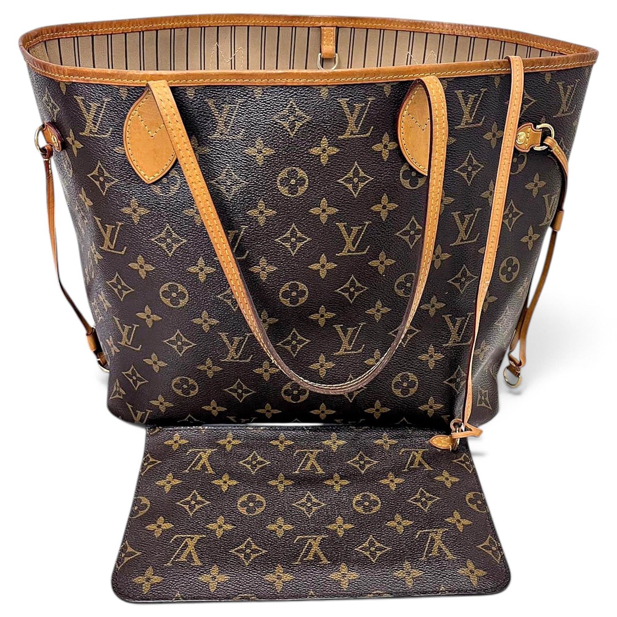 Neverfull leather tote