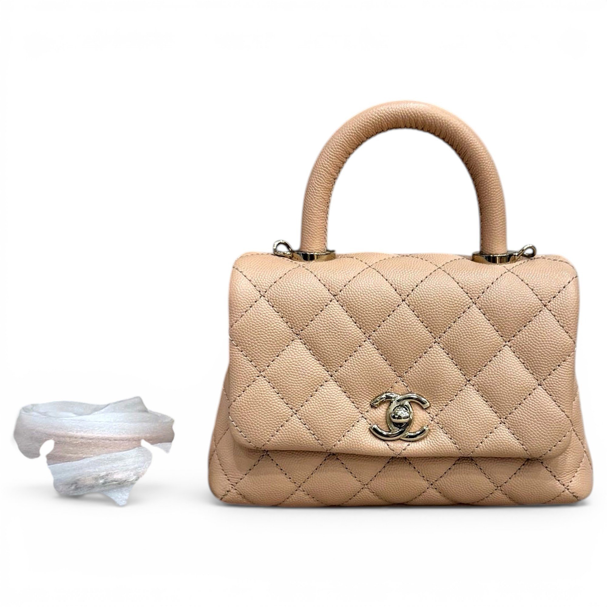 Coco Handle leather handbag