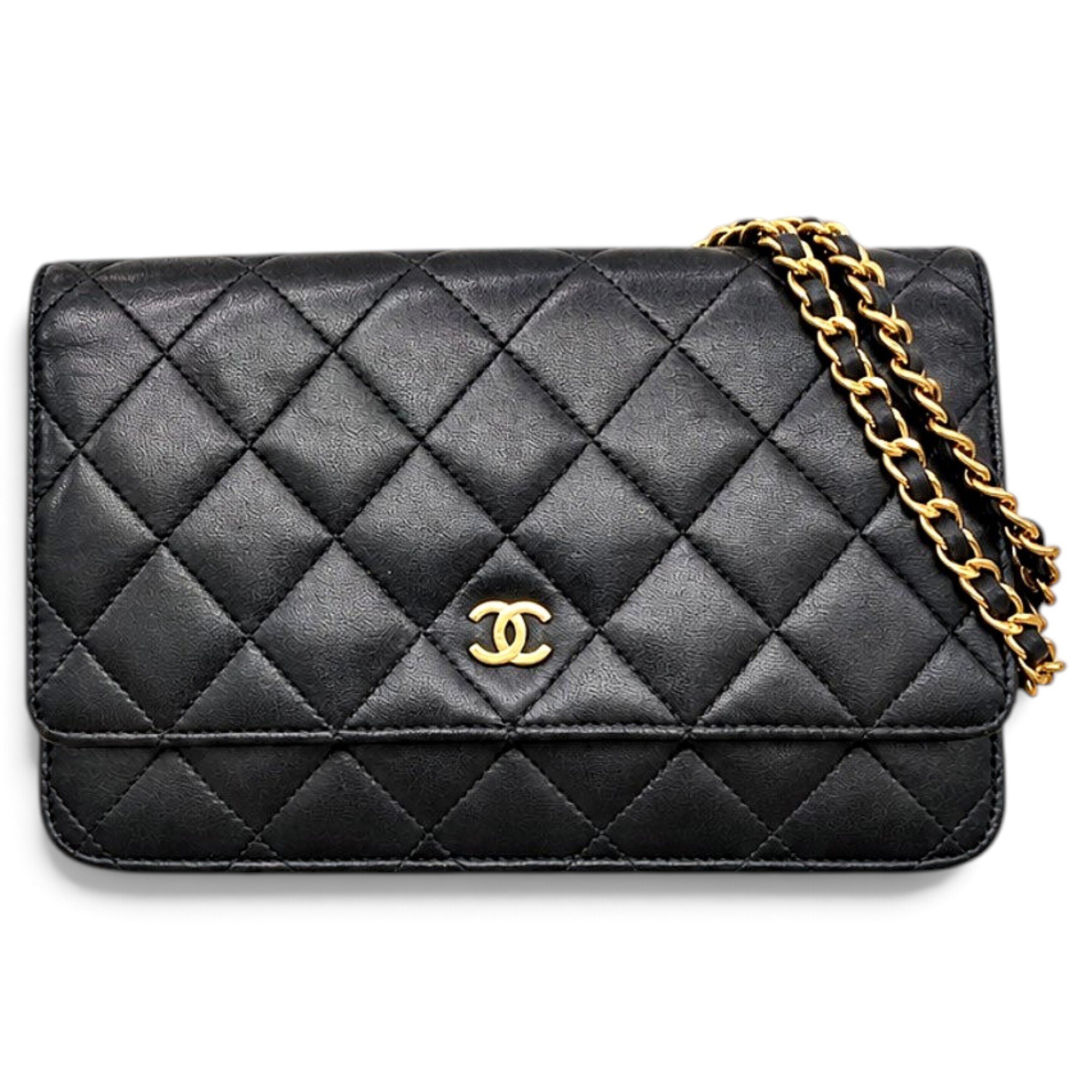 Wallet On Chain Timeless/Classique leather handbag