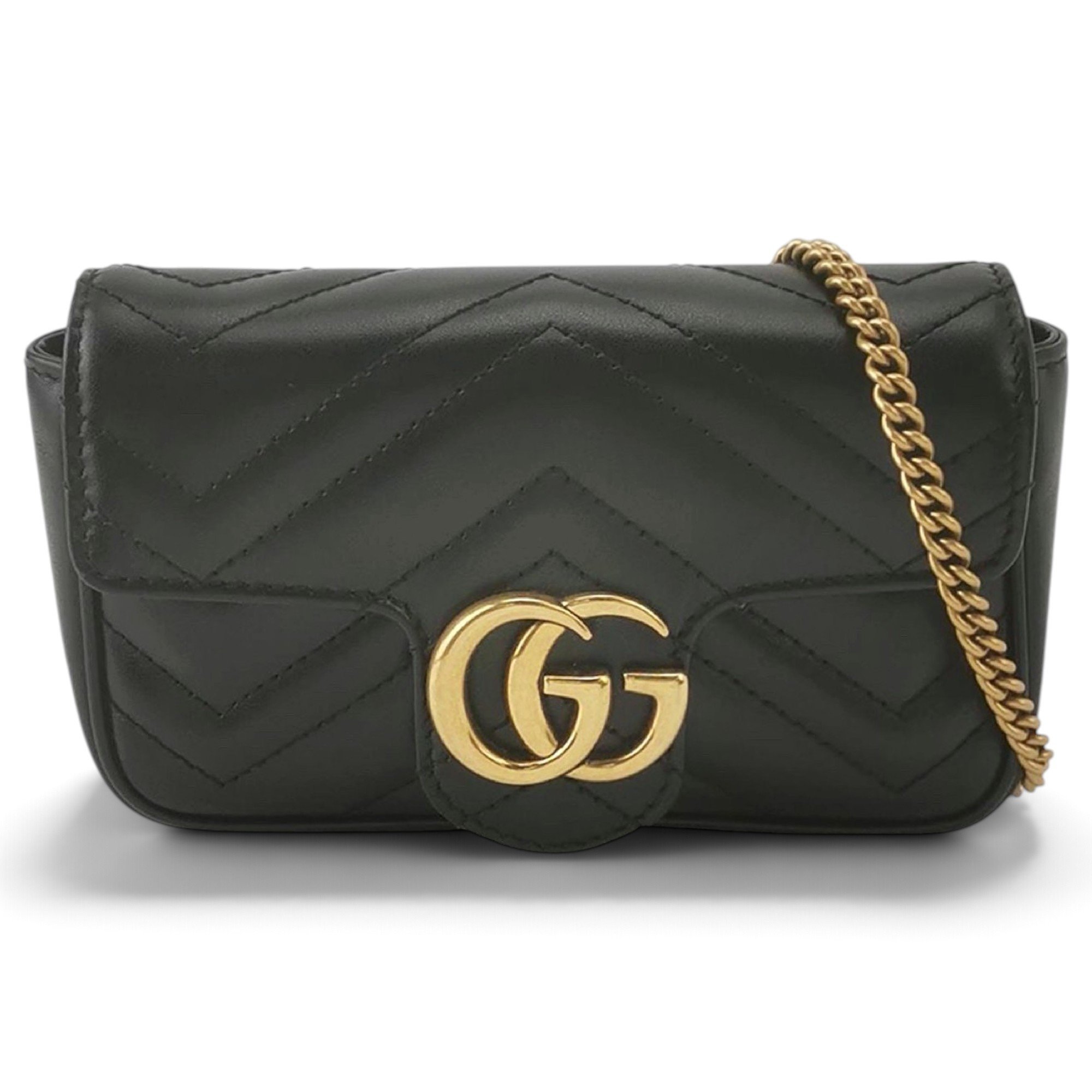GG Marmont Flap leather mini bag