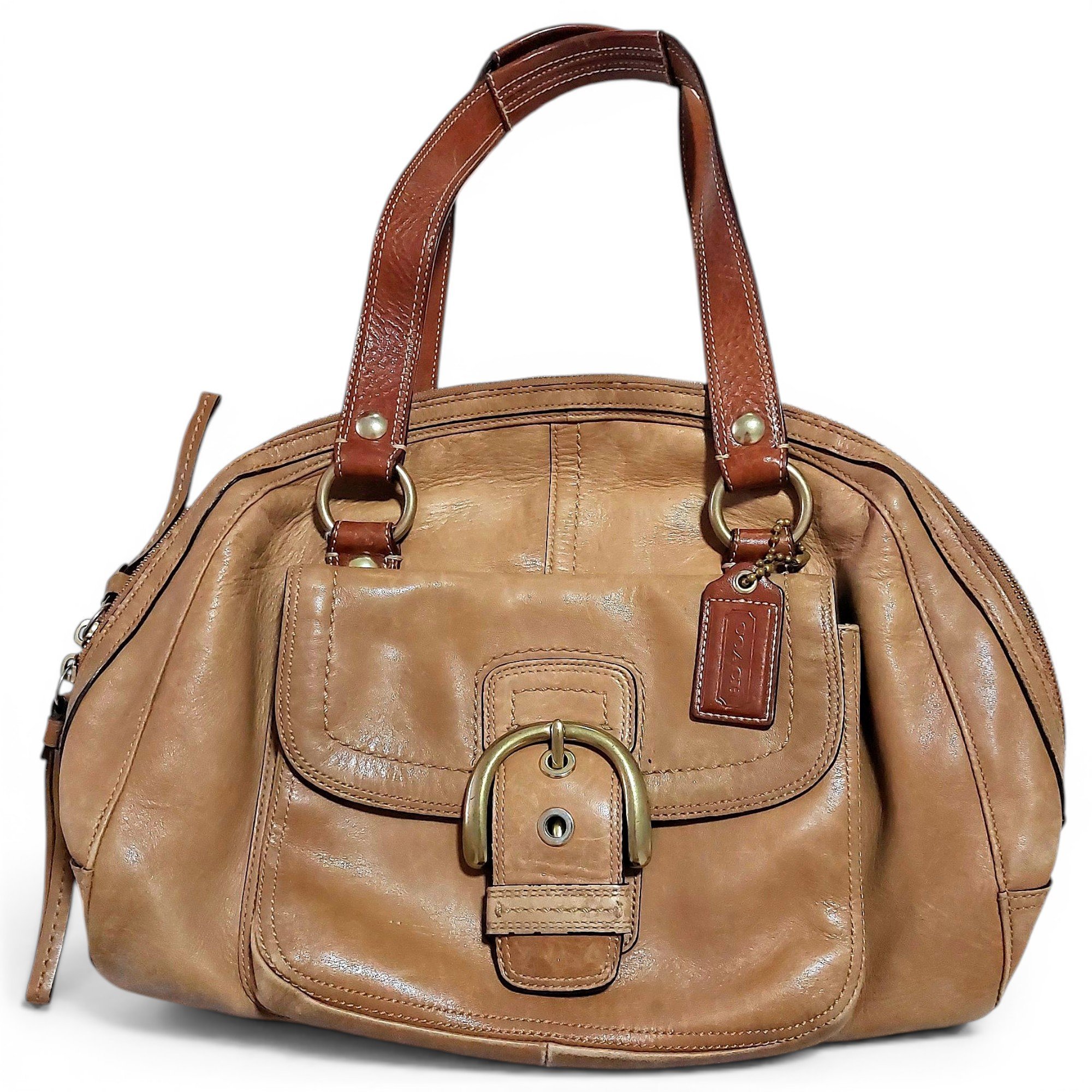 Leather handbag