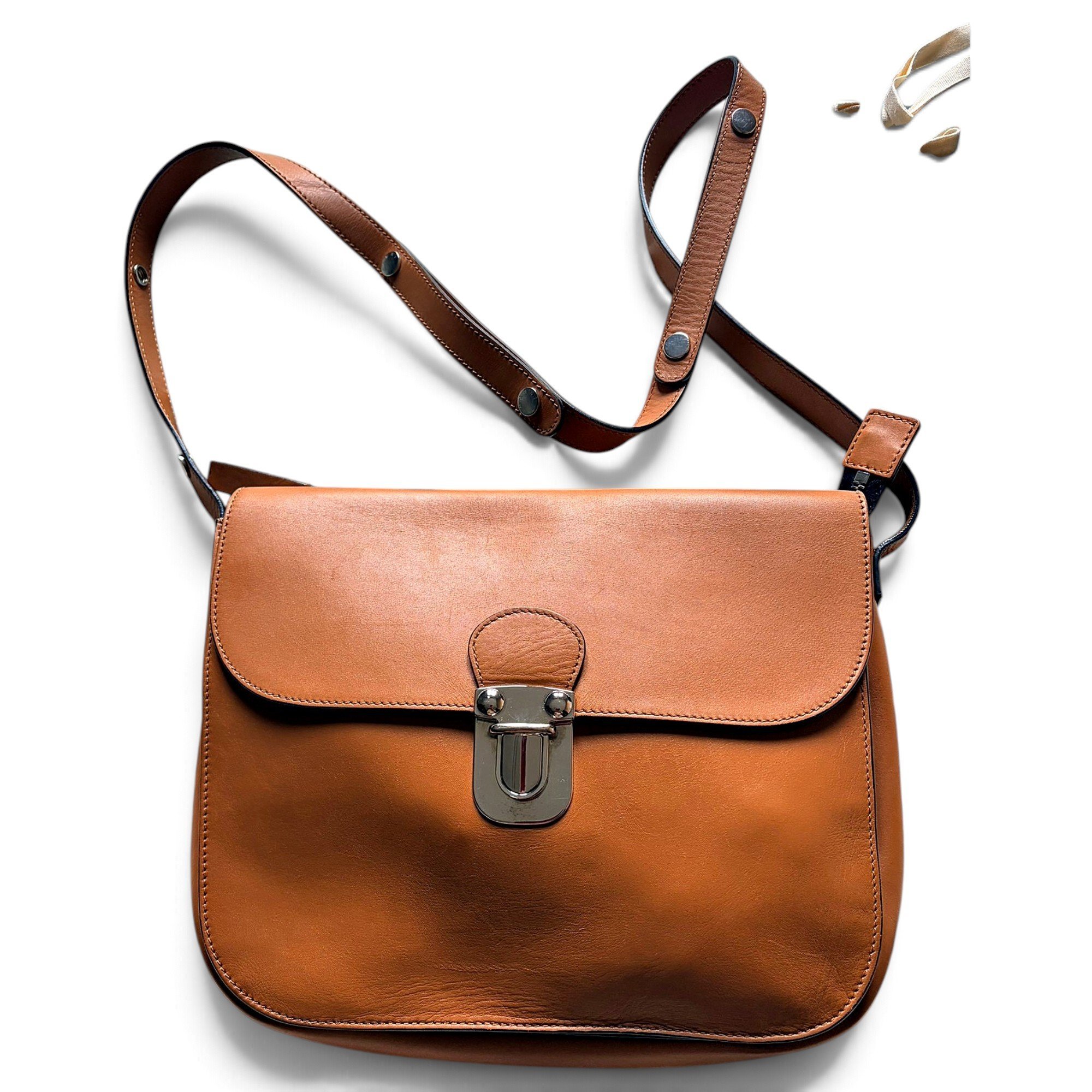 Leather handbag