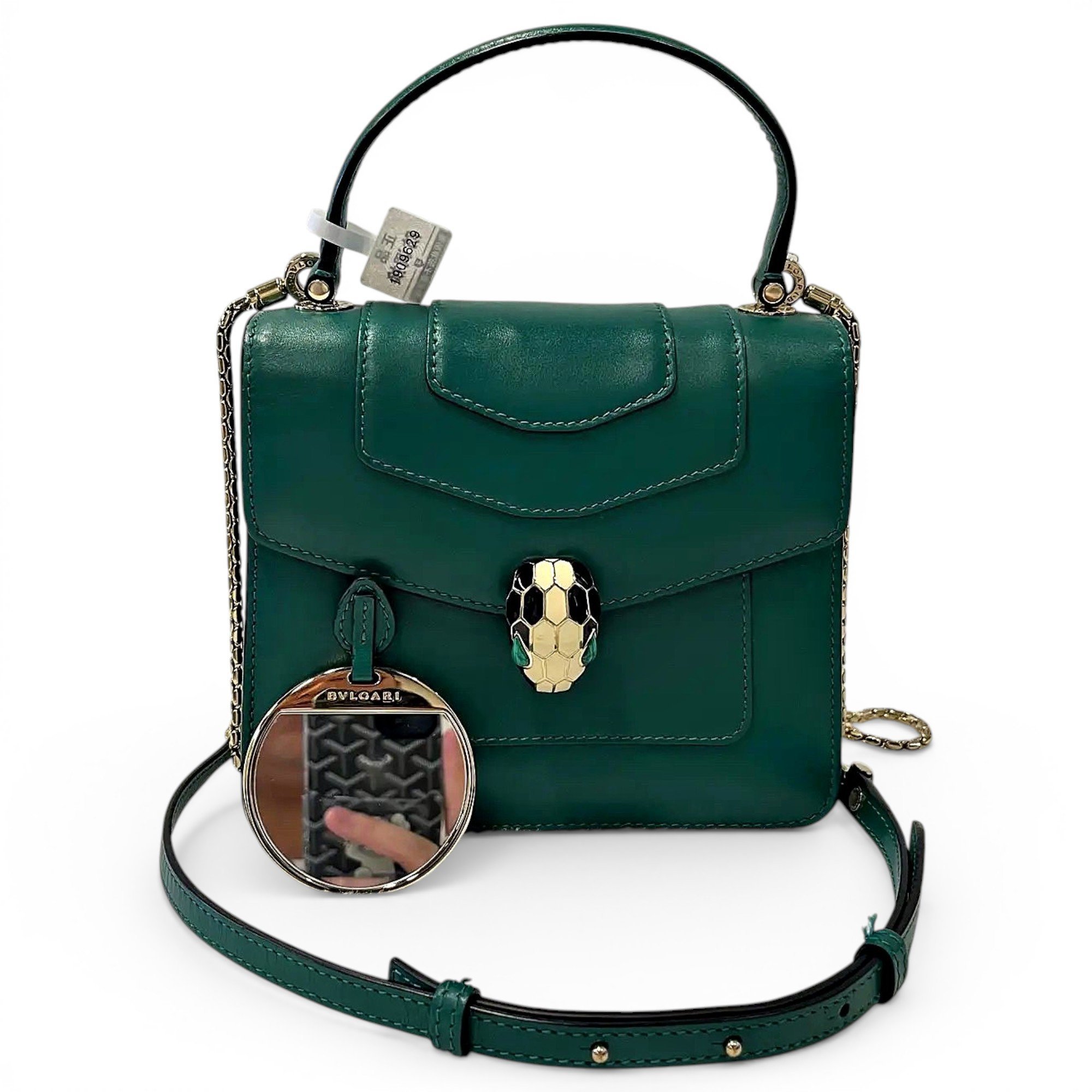 Serpenti leather crossbody bag
