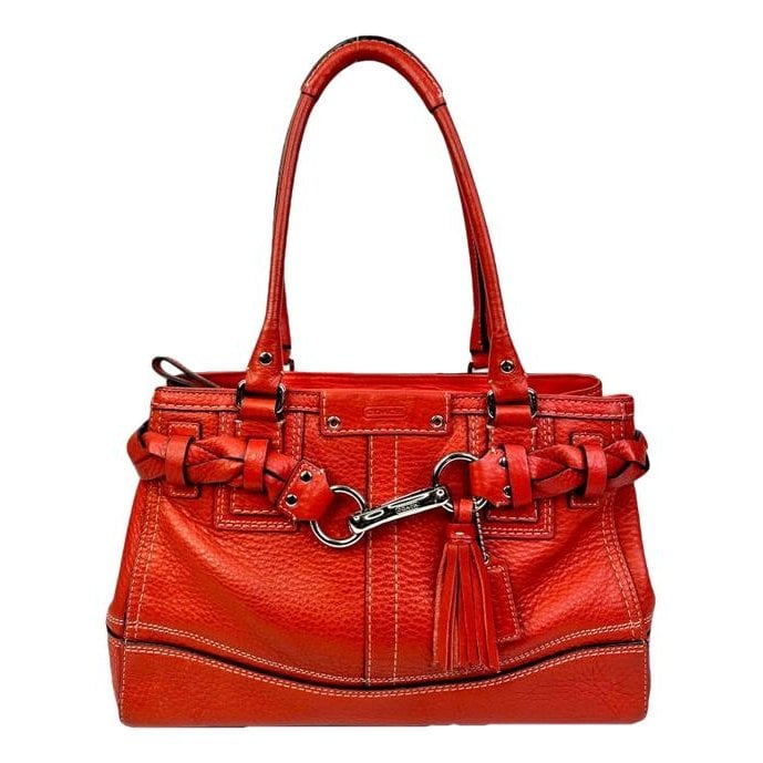 Leather handbag
