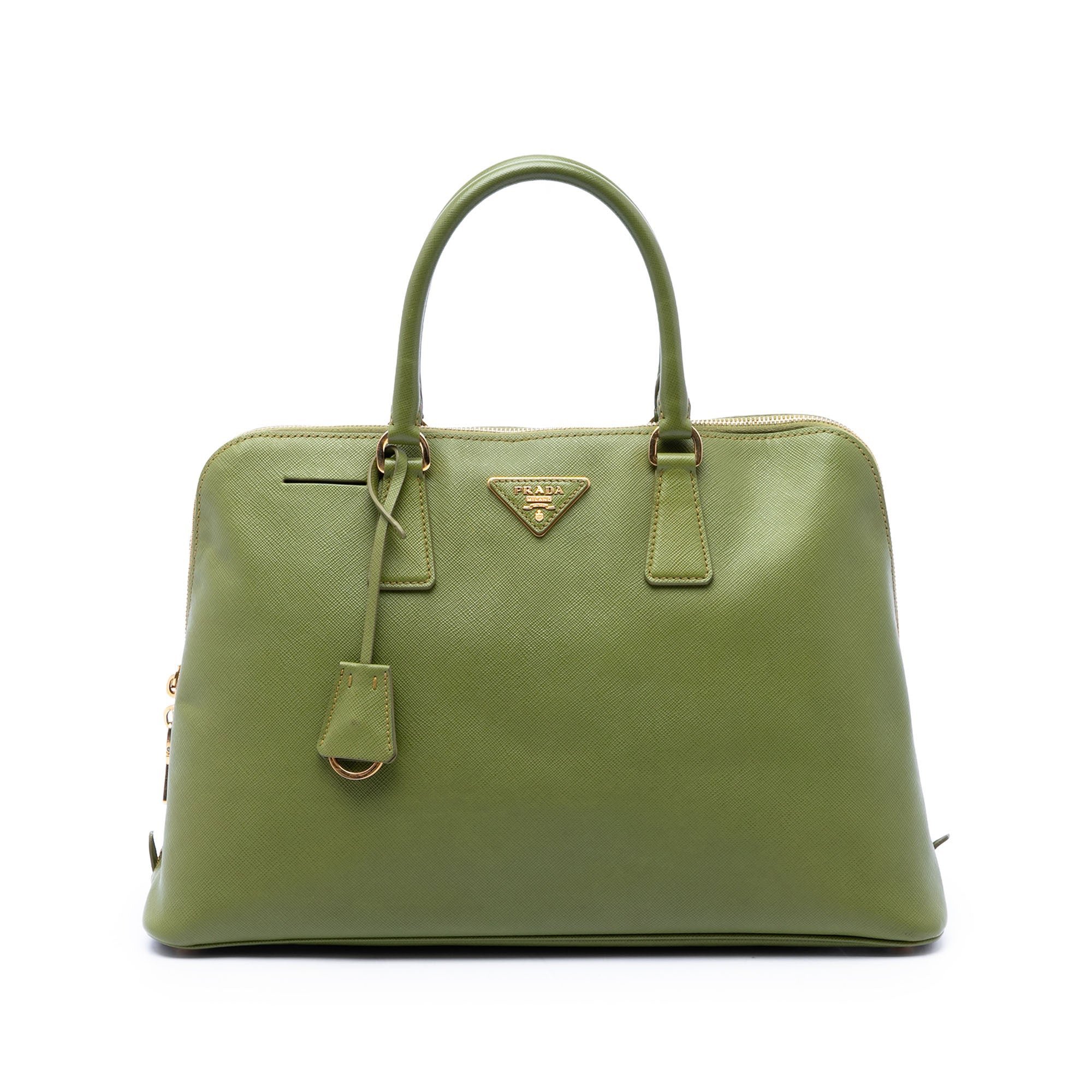 Promenade leather satchel