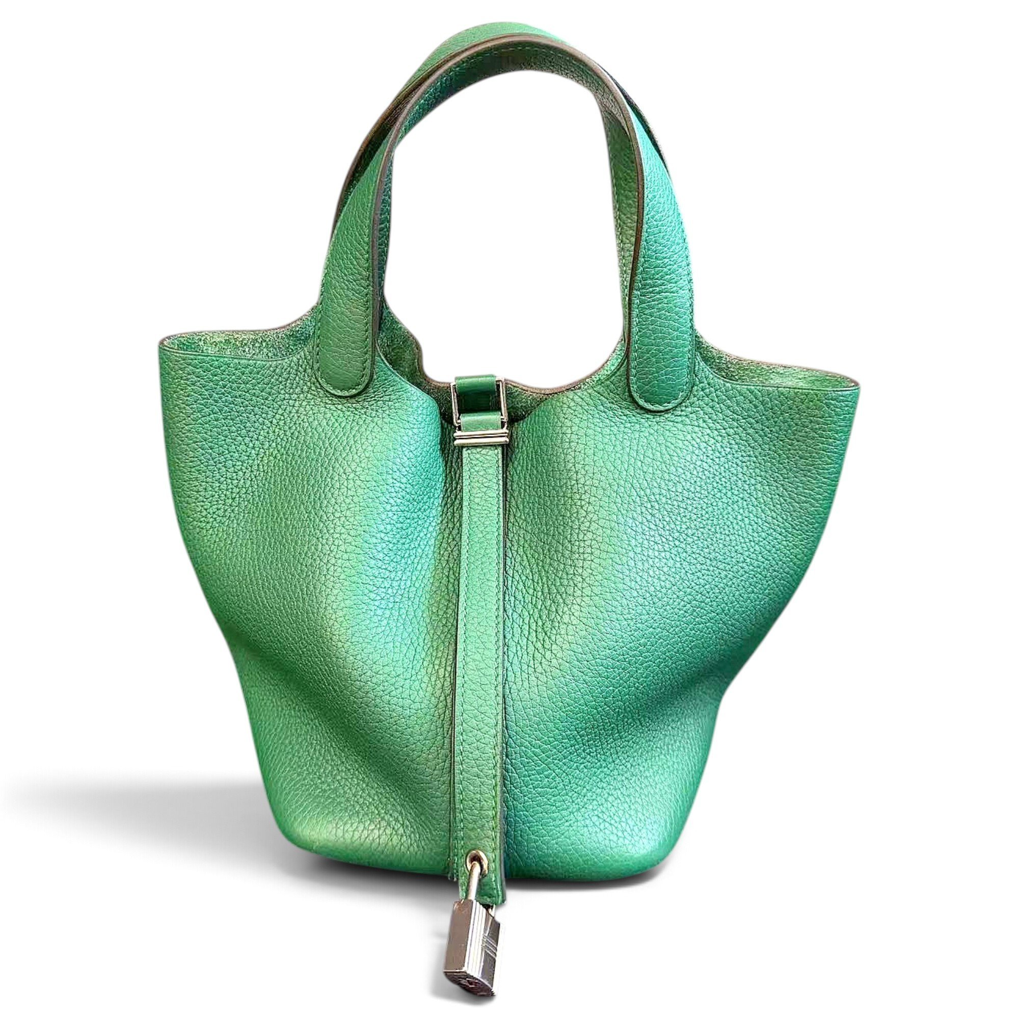 Picotin leather handbag