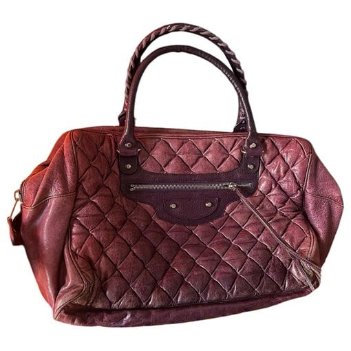 Leather handbag