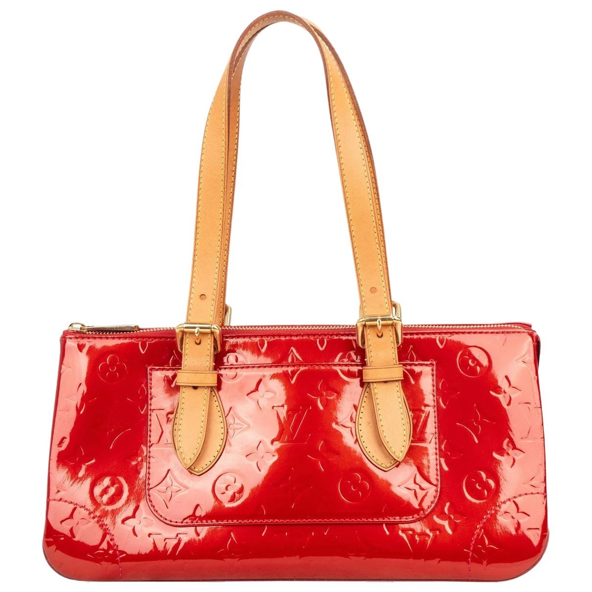 Rosewood leather handbag