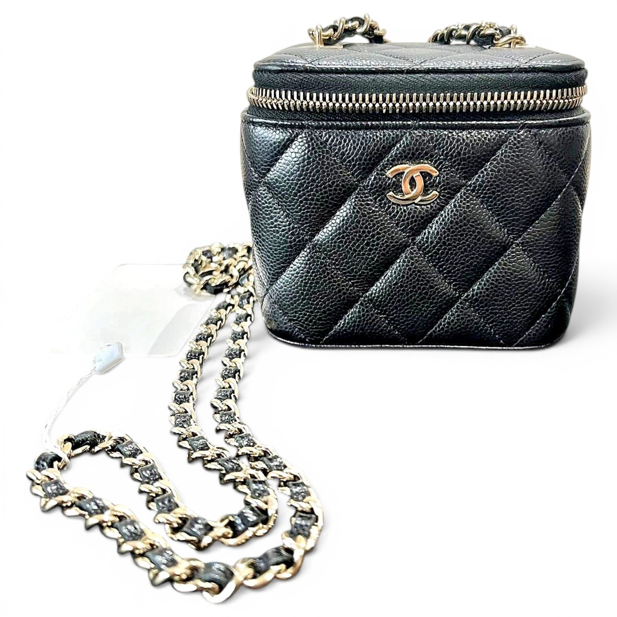 Trendy CC Vanity leather handbag
