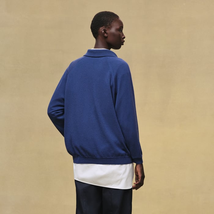 Bleu Outremer Wide Sweater