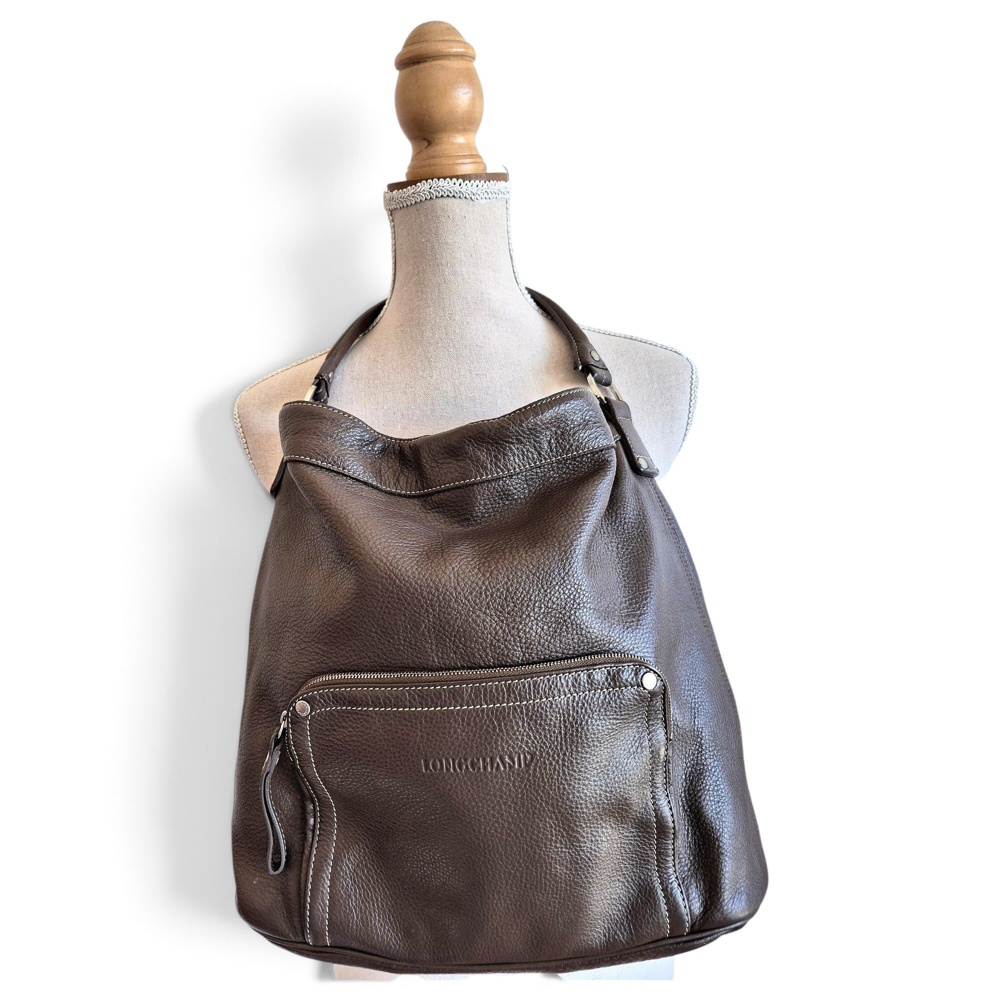 Leather handbag
