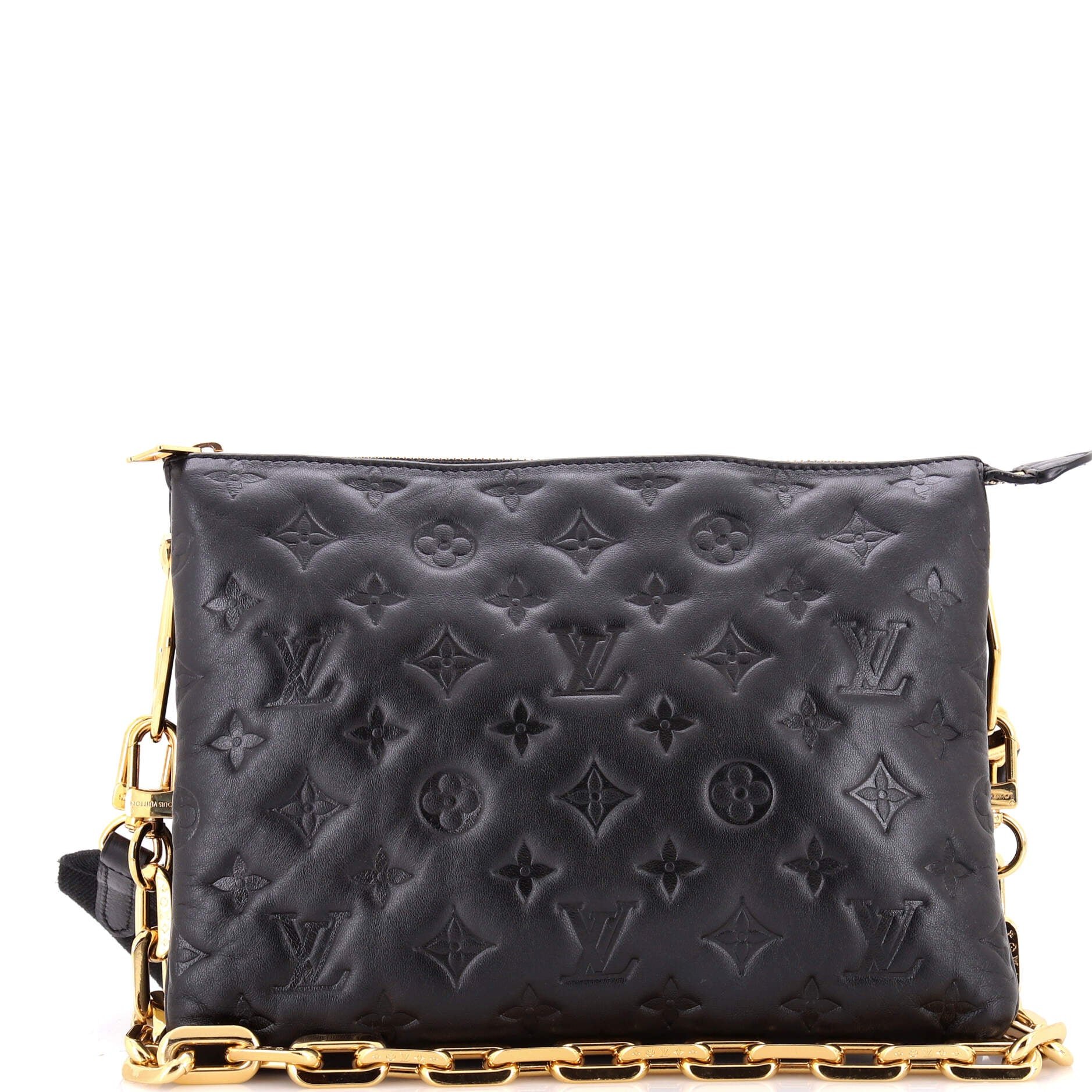Coussin Bag Monogram Embossed Lambskin PM