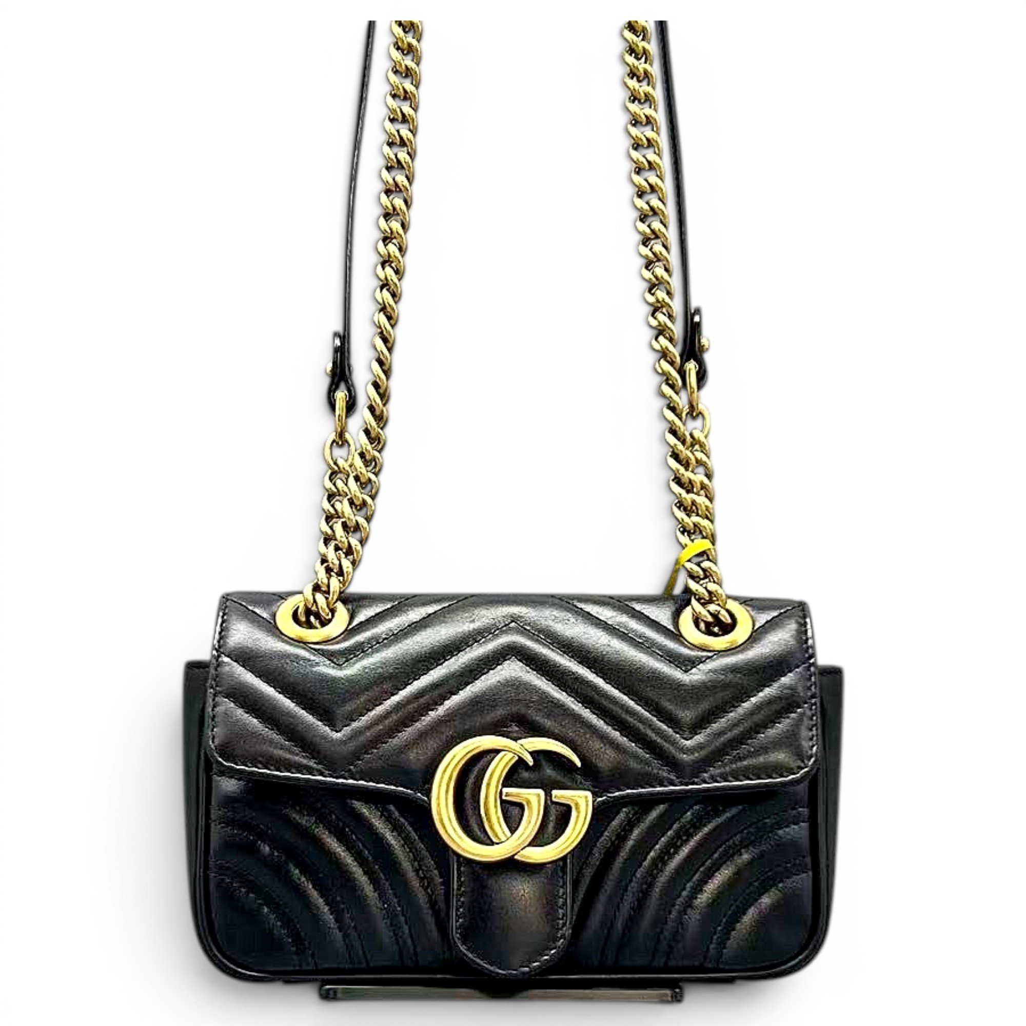 GG Marmont Flap leather handbag