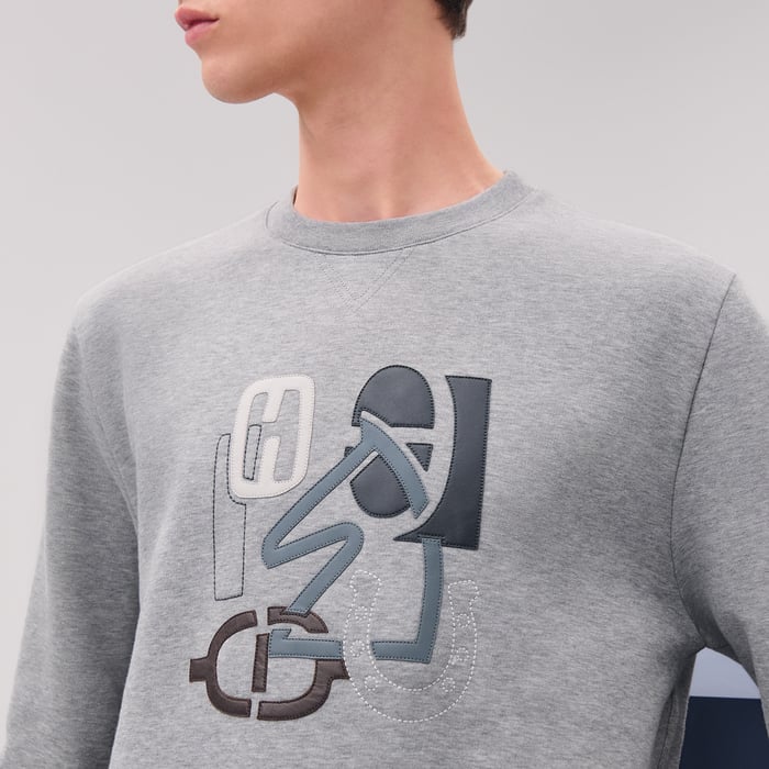 Gris Clair "H Puzzle" Crewneck Sweater