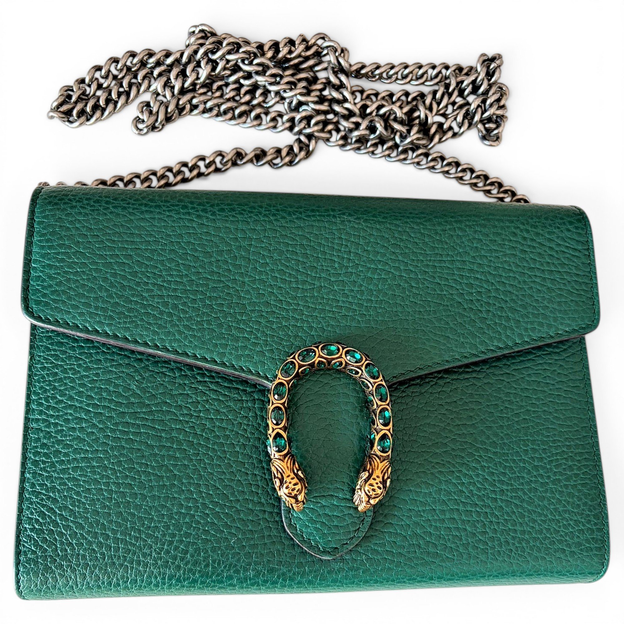 Dionysus leather clutch bag