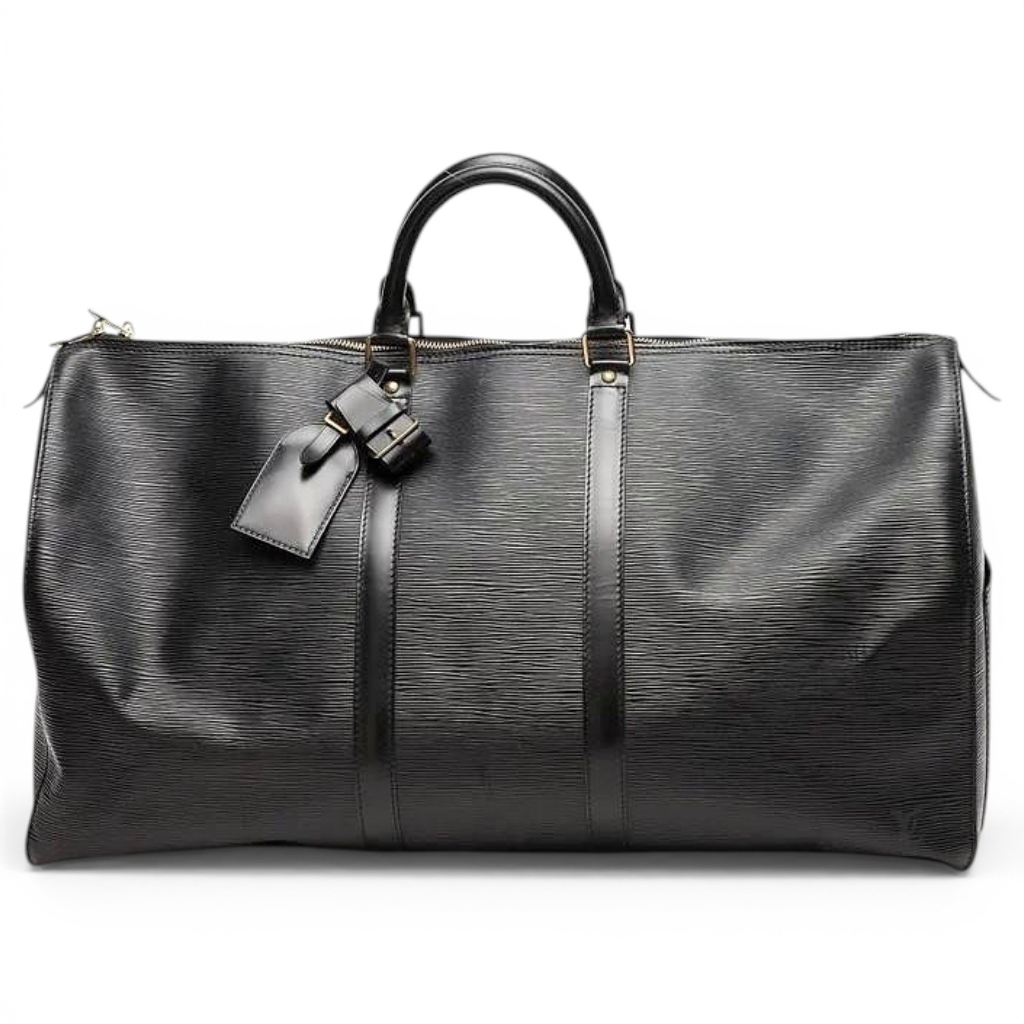 Leather travel bag