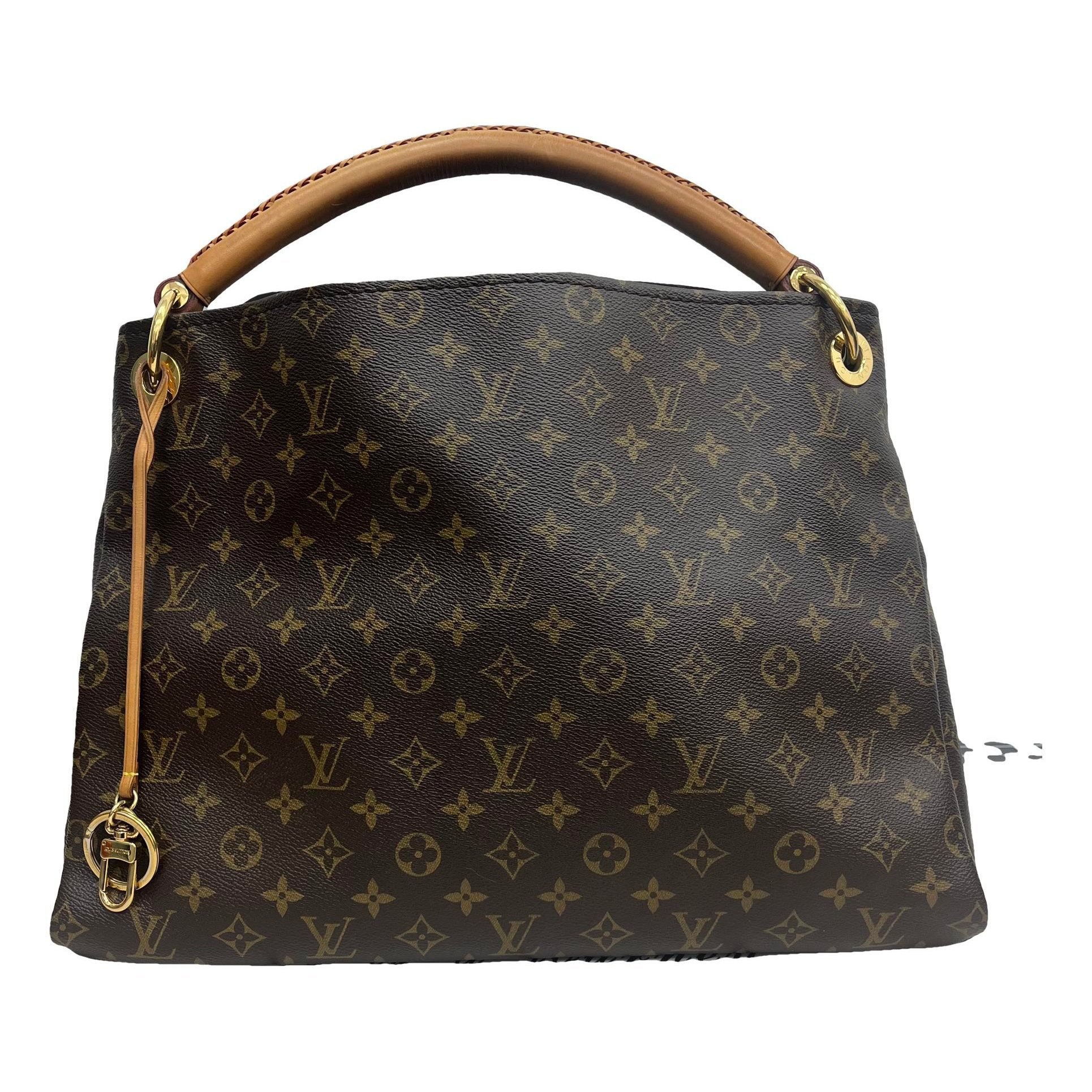 Artsy leather handbag