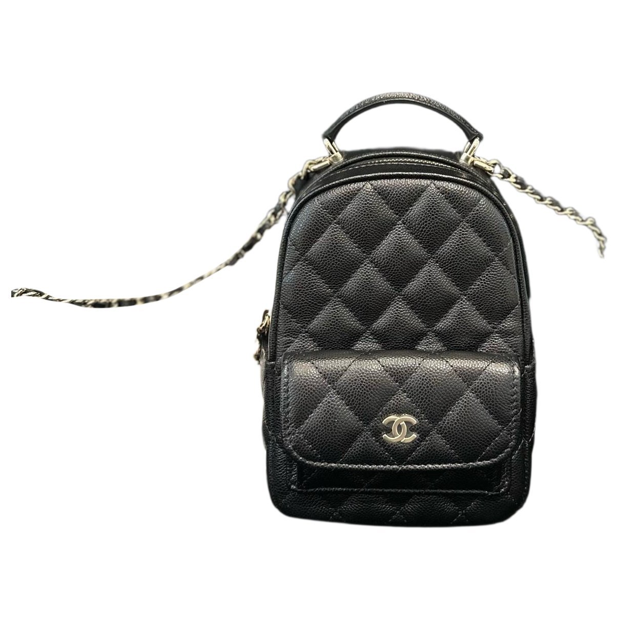 Leather backpack