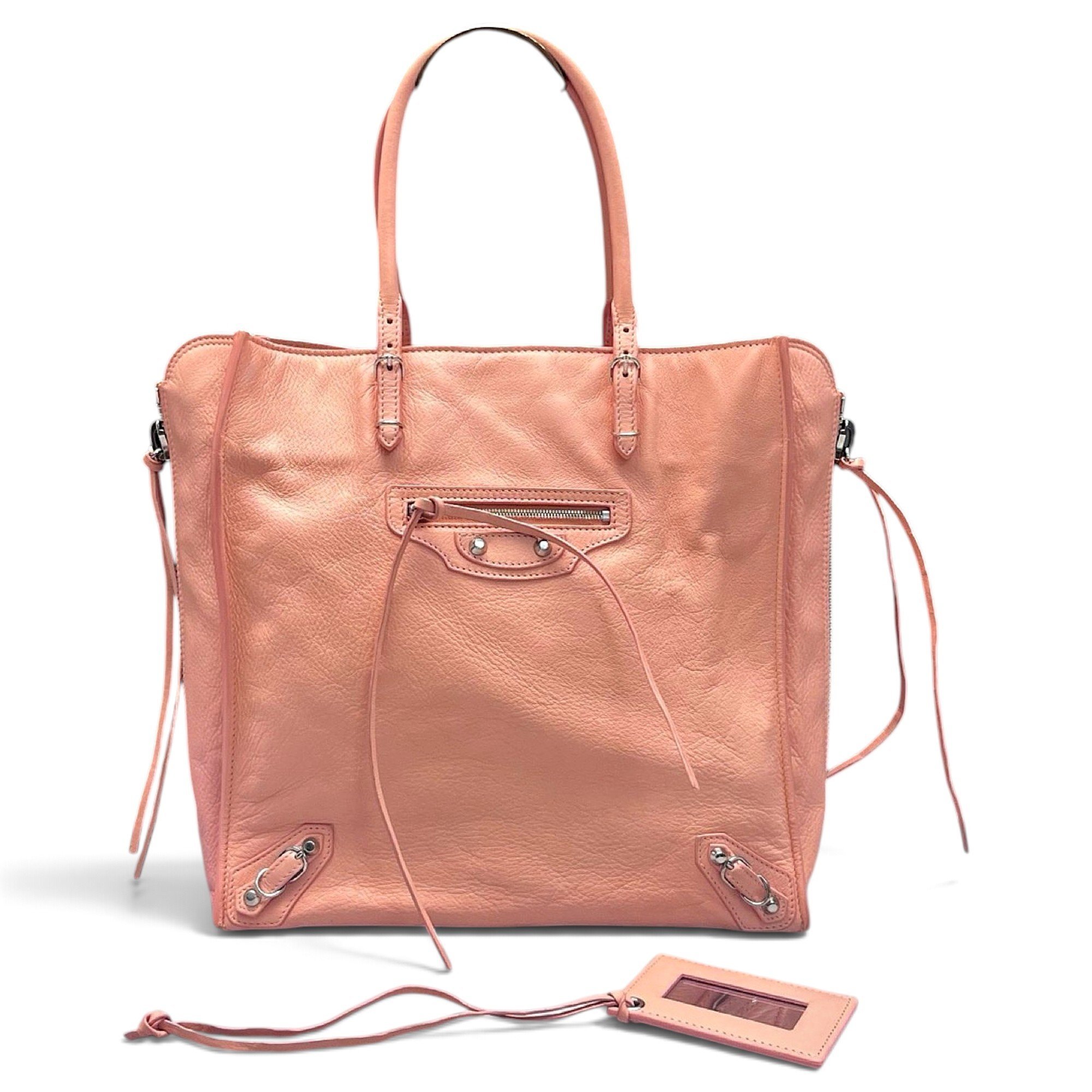 Papier leather tote