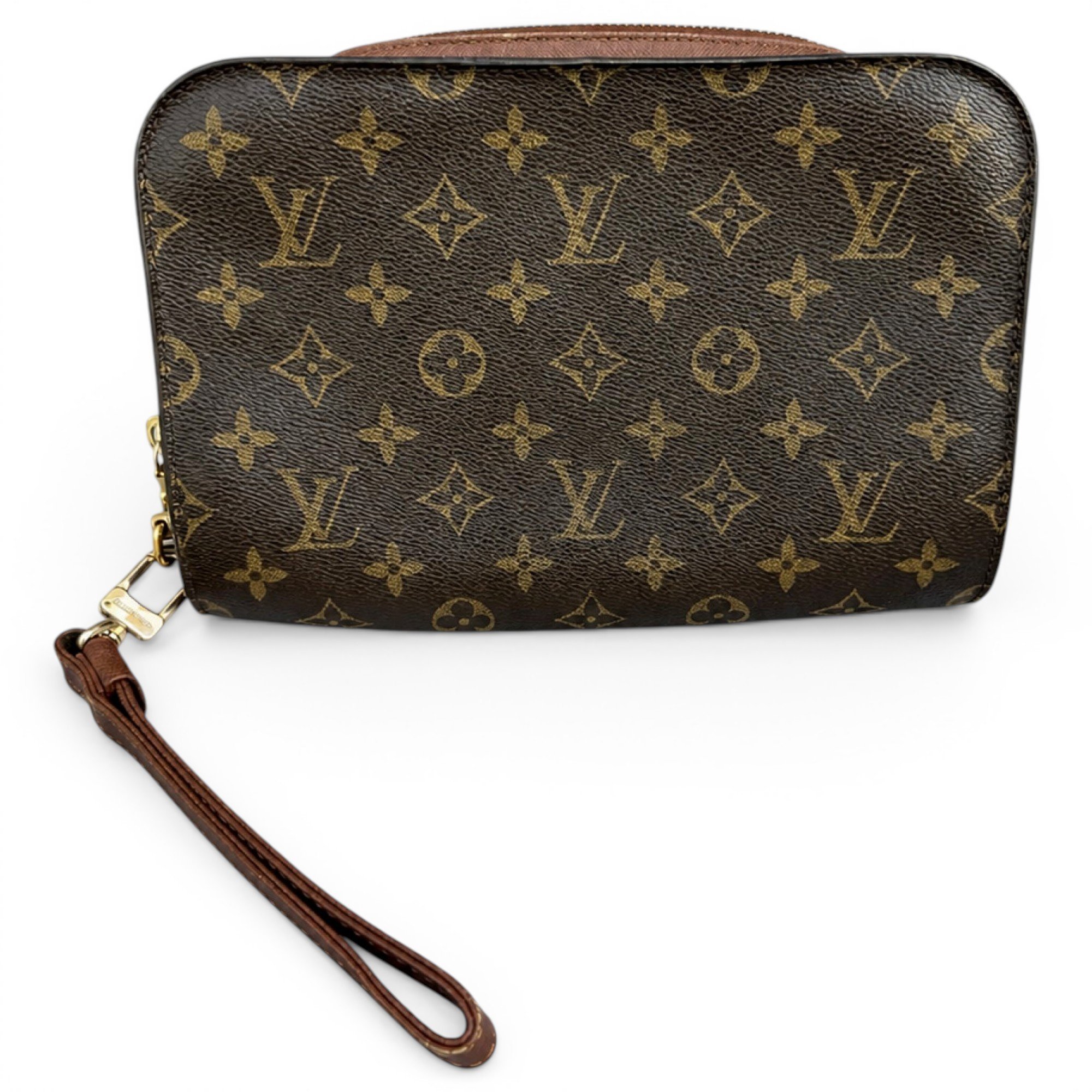 Orsay leather clutch bag