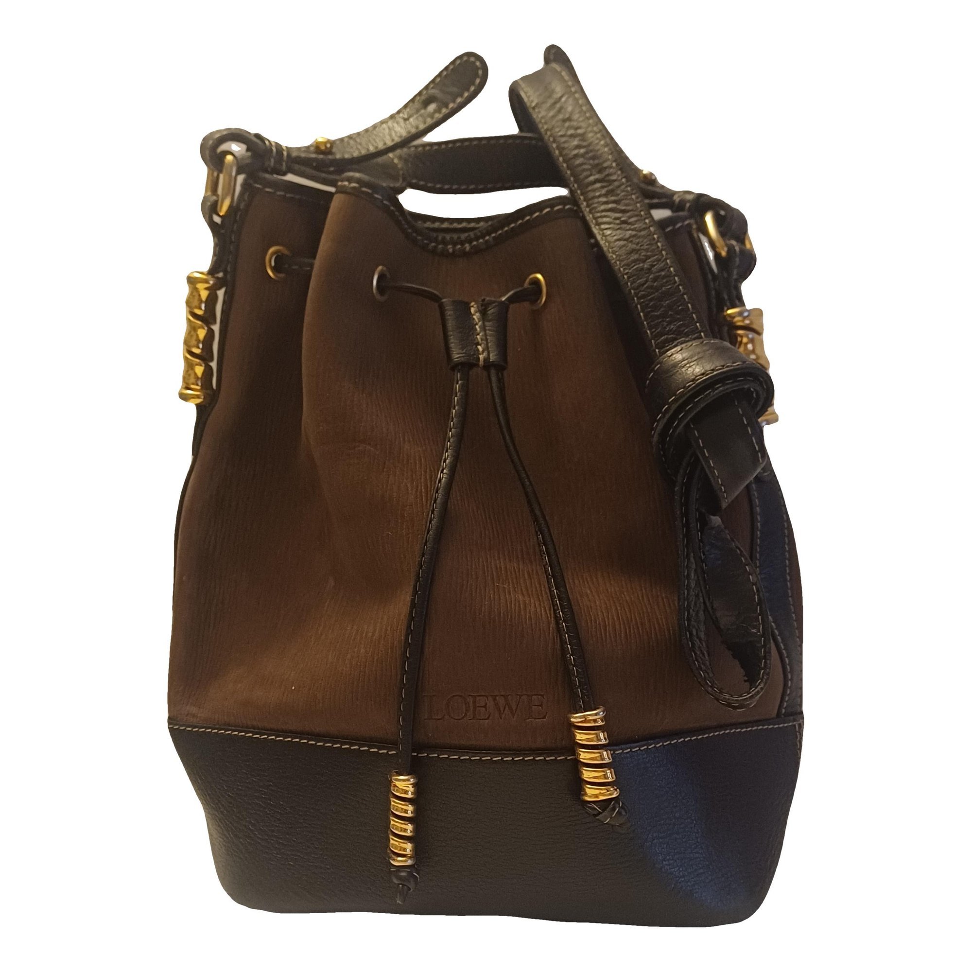 Midnight leather crossbody bag