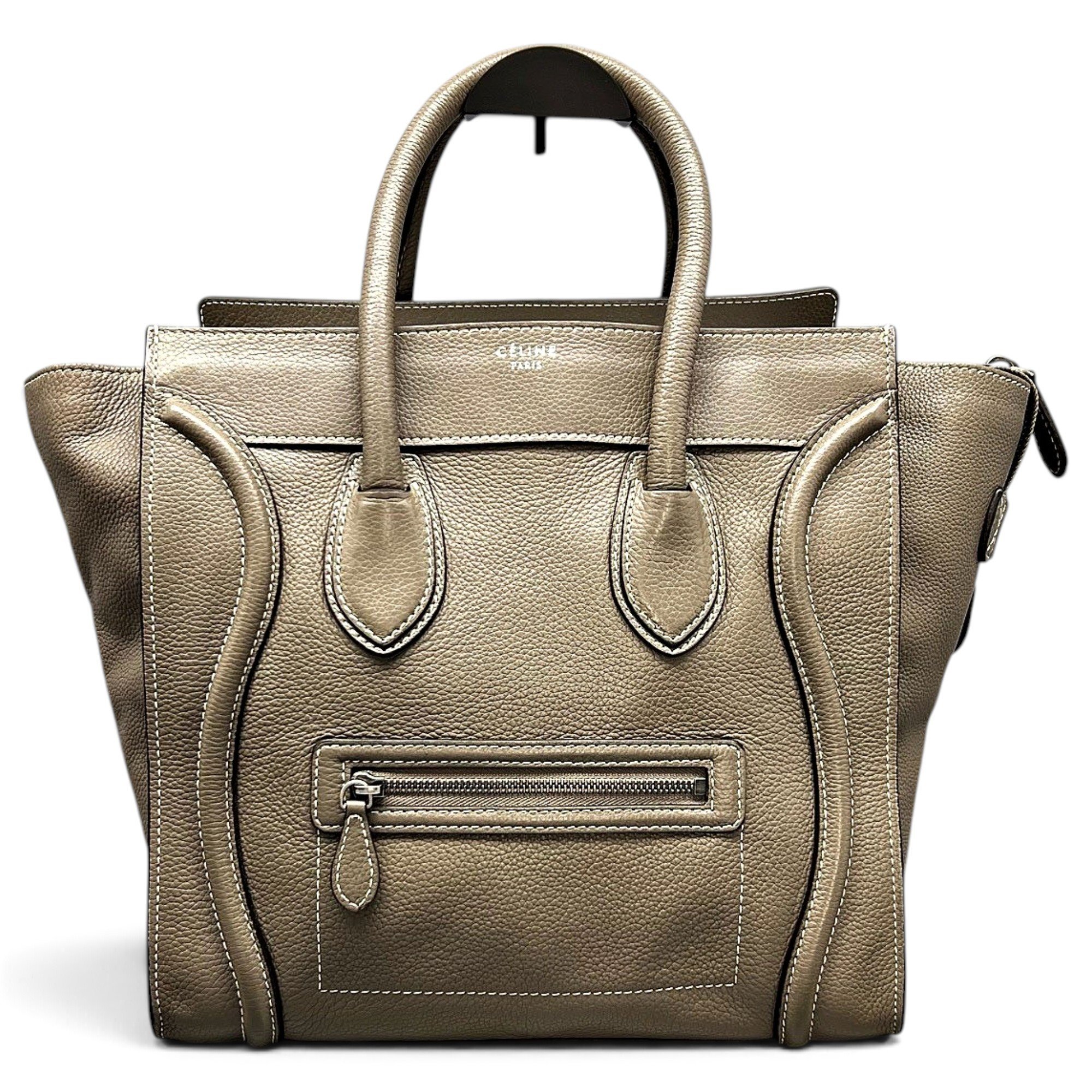 Nano Luggage leather handbag