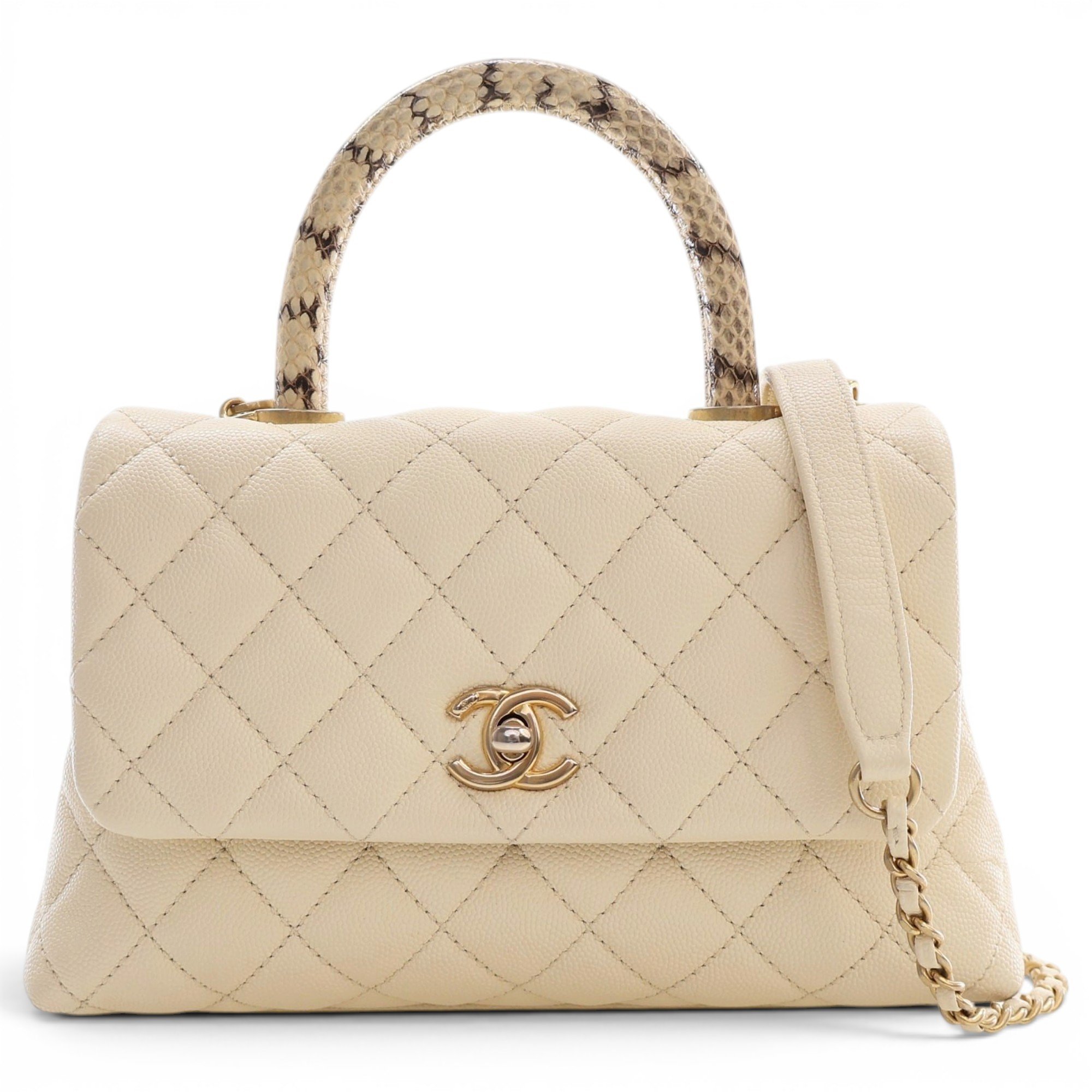 Coco Handle leather tote