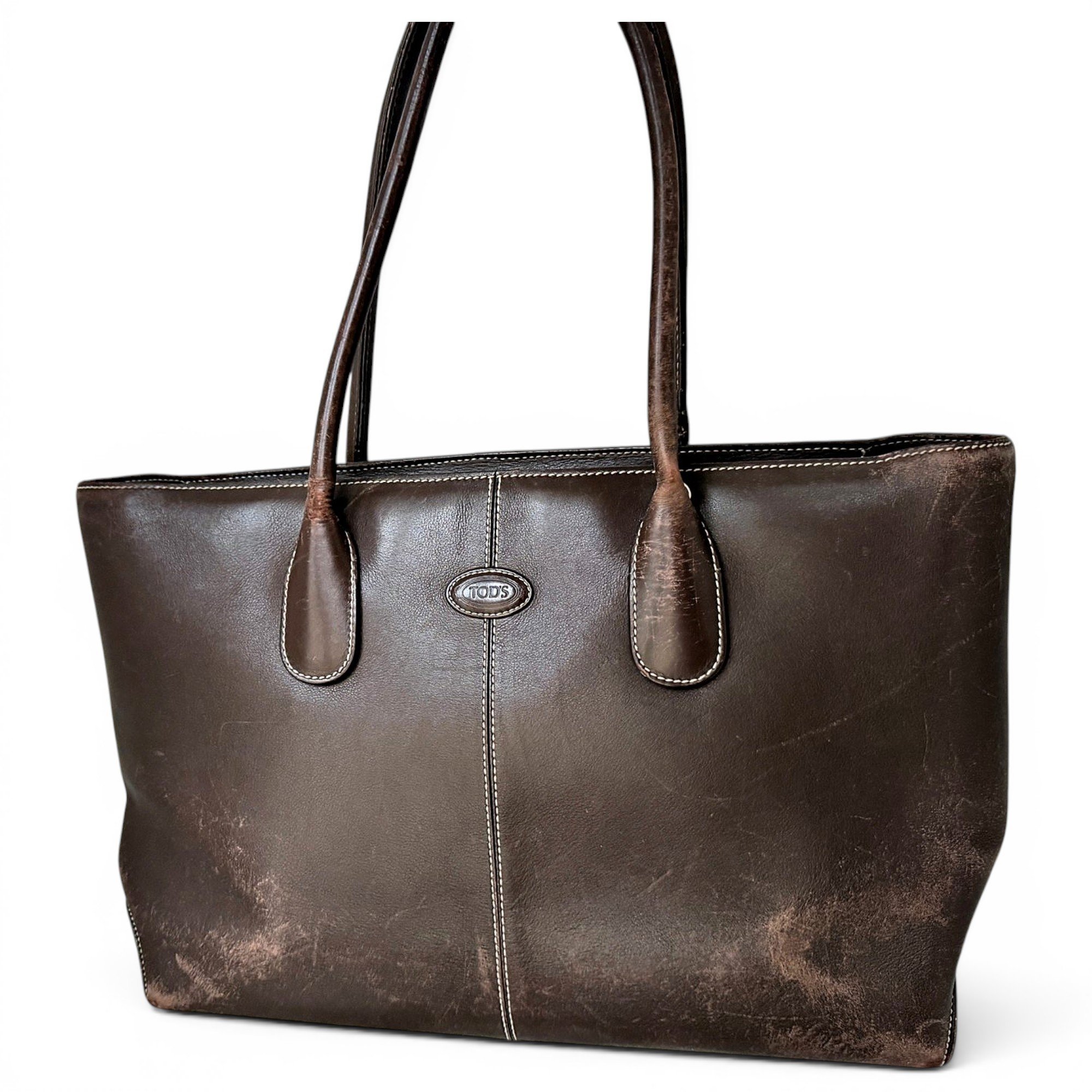 Leather handbag