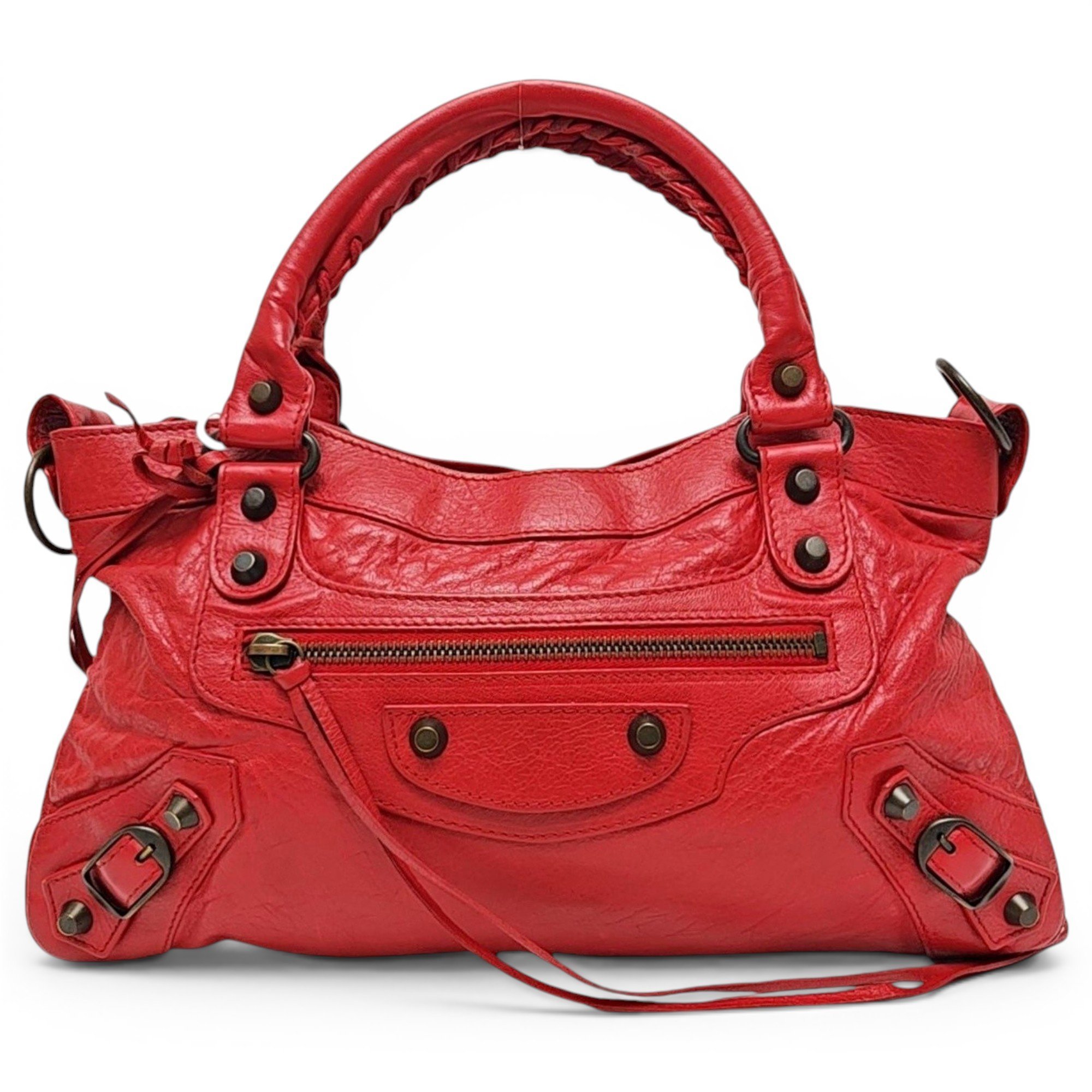 Leather handbag